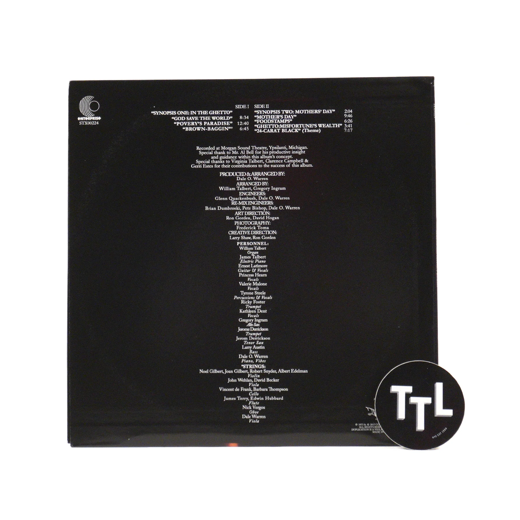 24-Carat Black: Ghetto - Misfortune's Wealth (180g) Vinyl LP - Image 3