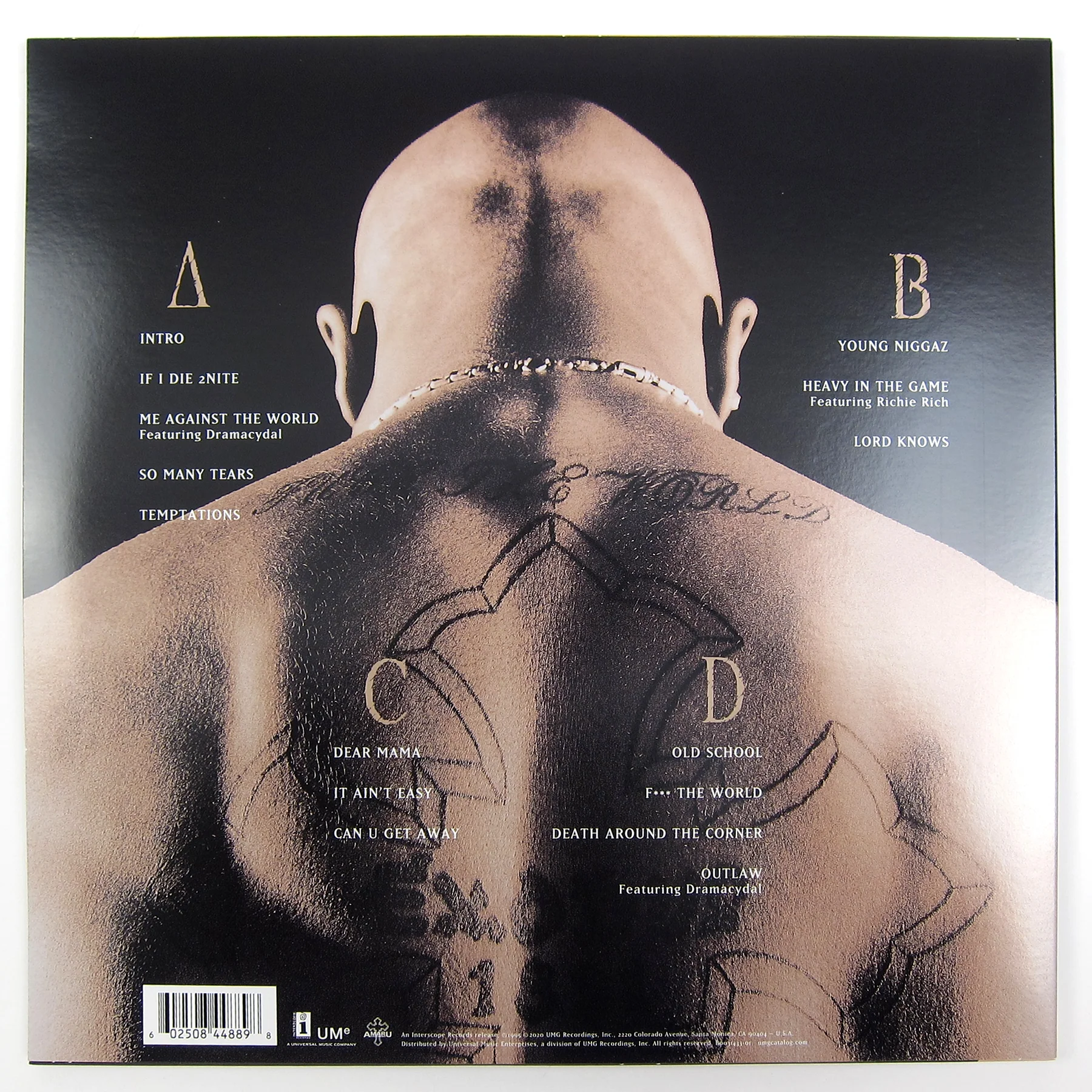 2Pac: Me Against The World Vinyl 2LP - Image 3