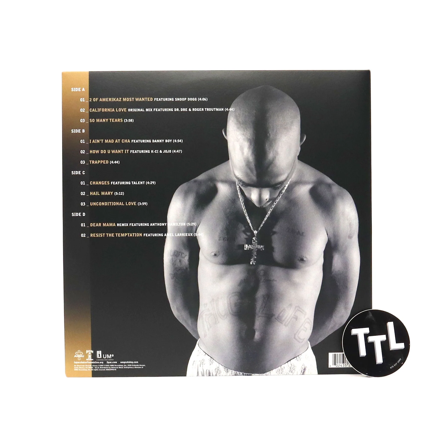 2Pac: The Best Of 2Pac - Part 1: Thug Vinyl 2LP - Image 3