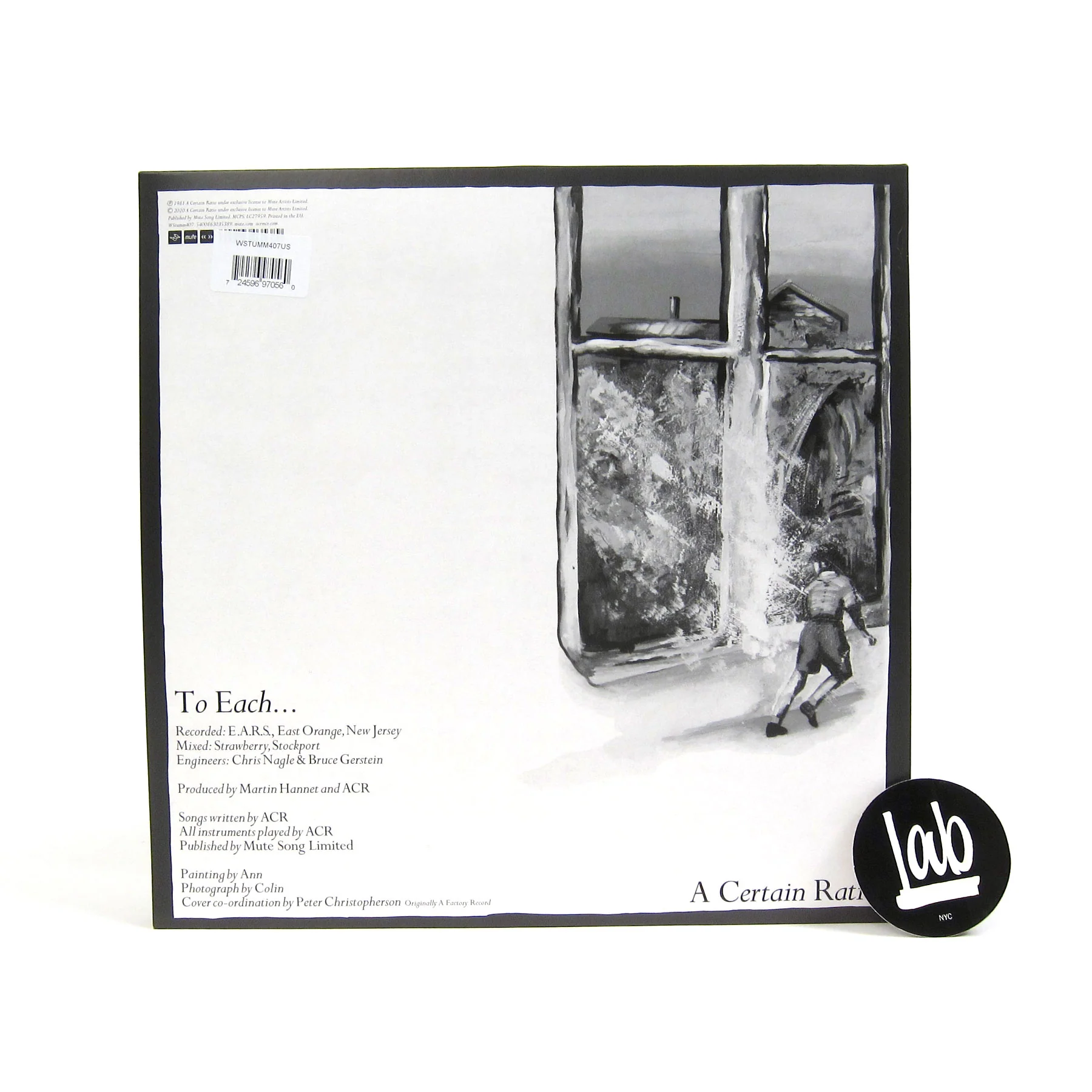 A Certain Ratio: To Each... (White Colored Vinyl) Vinyl LP - Image 3