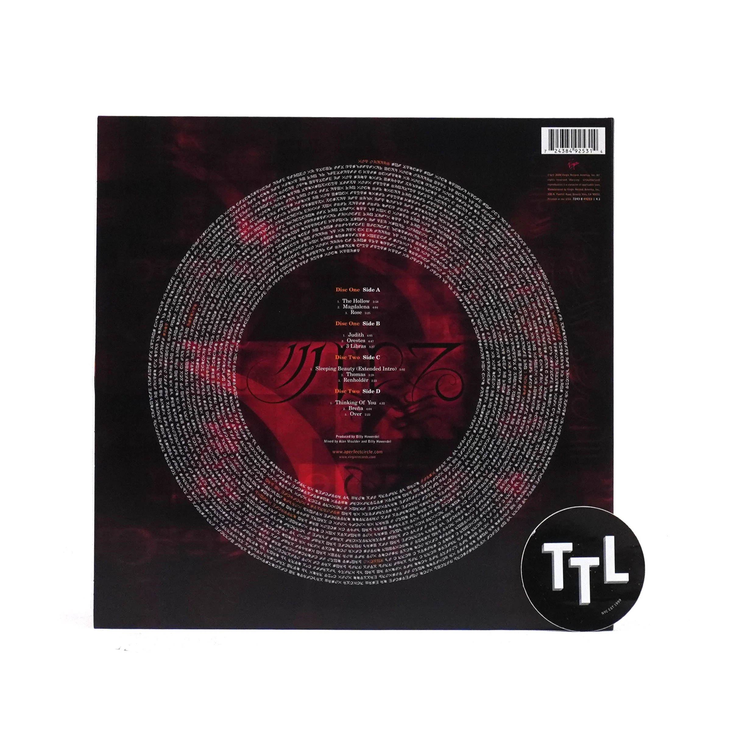 A Perfect Circle: Mer De Noms (Colored Vinyl) Vinyl 2LP - Image 3