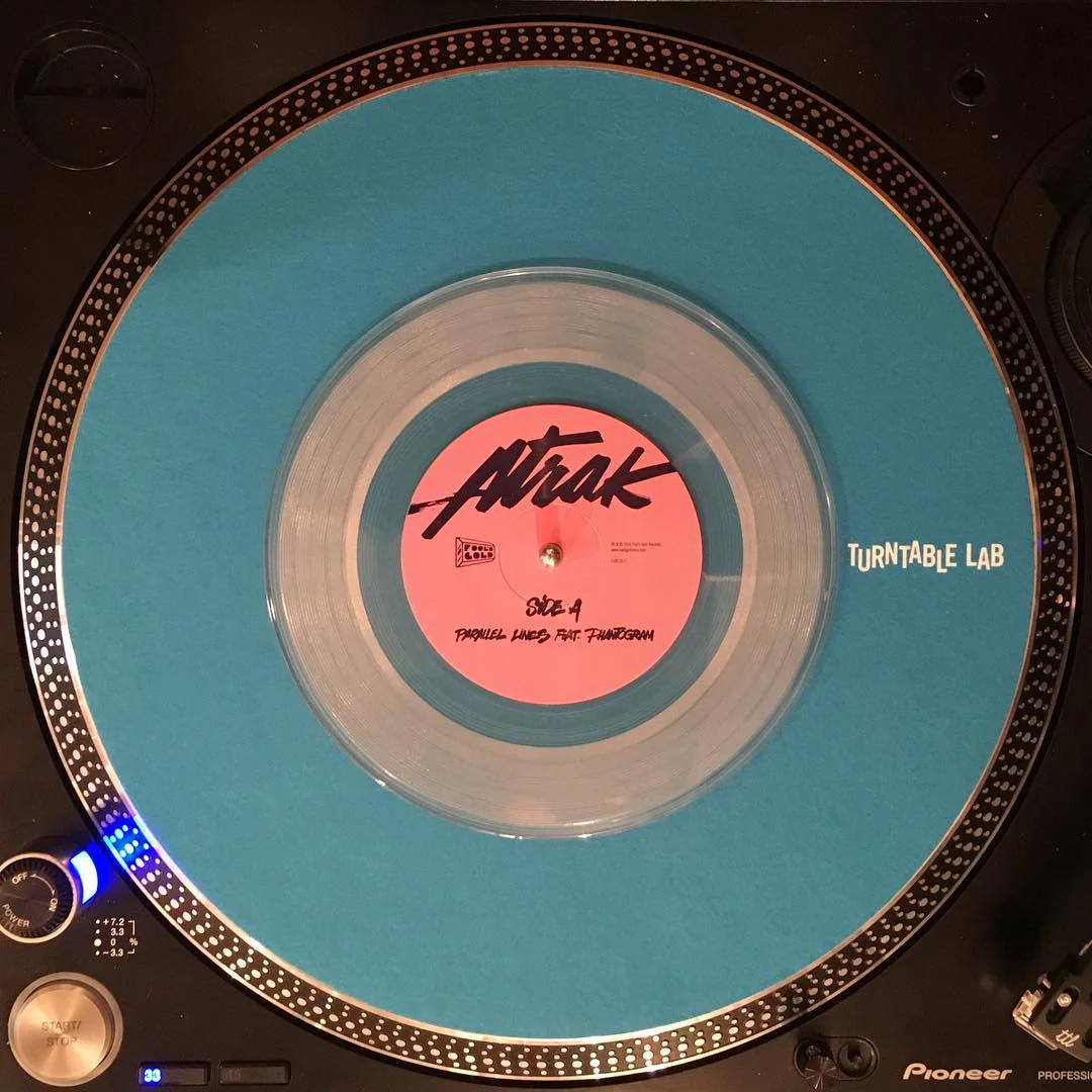 A-Trak: Parallel Lines Feat. Phantogram (Serato, Colored Vinyl) Vinyl 7" - Image 2
