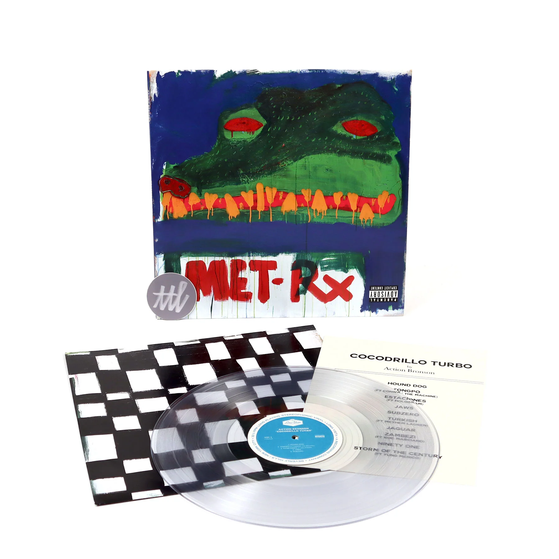 Action Bronson: Cocodrillo Turbo (Indie Exclusive Colored Vinyl) Vinyl LP - Image 2