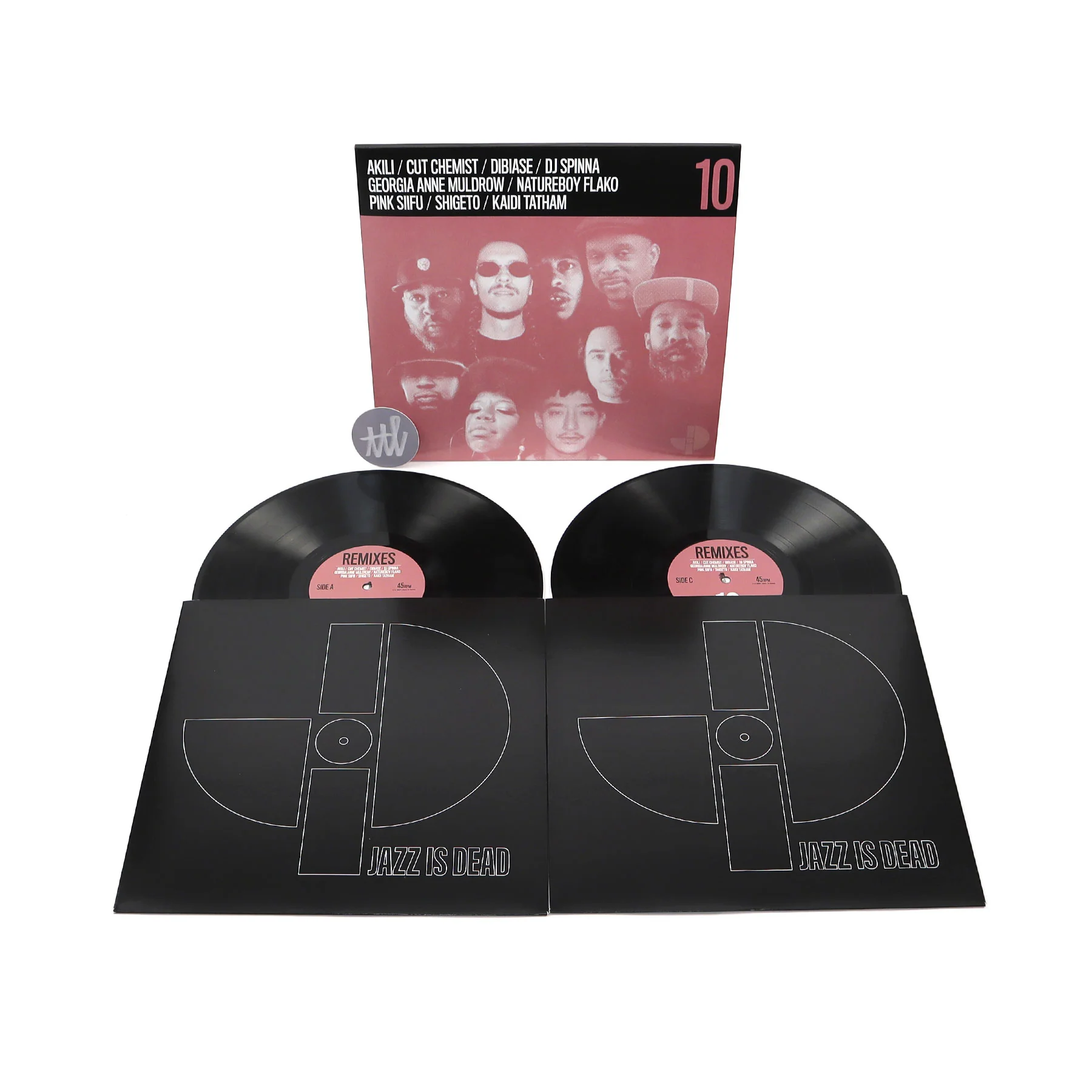 Adrian Younge & Ali Shaheed Muhammad: Jazz is Dead 10 - Remixes Vinyl 2LP - Image 2