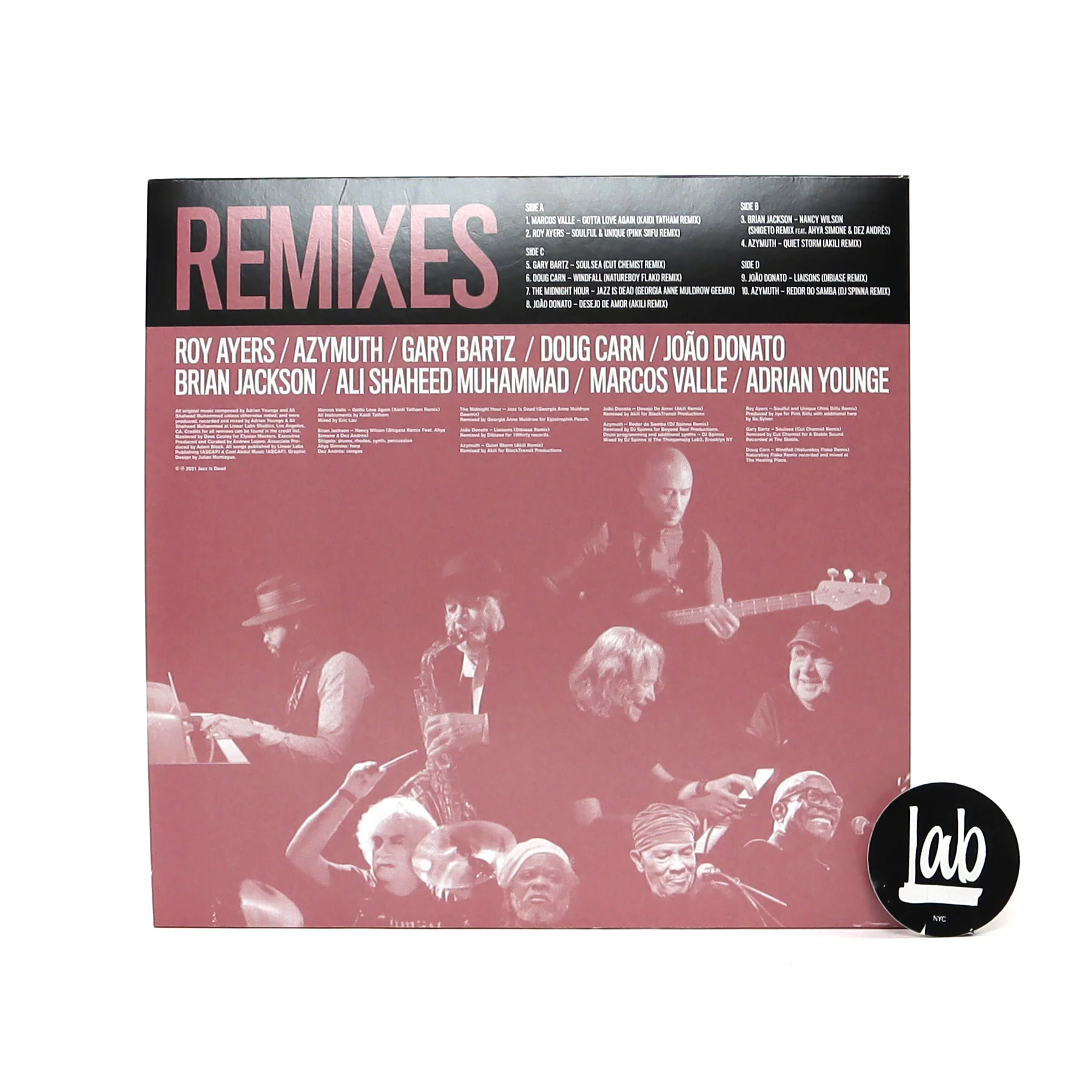 Adrian Younge & Ali Shaheed Muhammad: Jazz is Dead 10 - Remixes Vinyl 2LP - Image 3