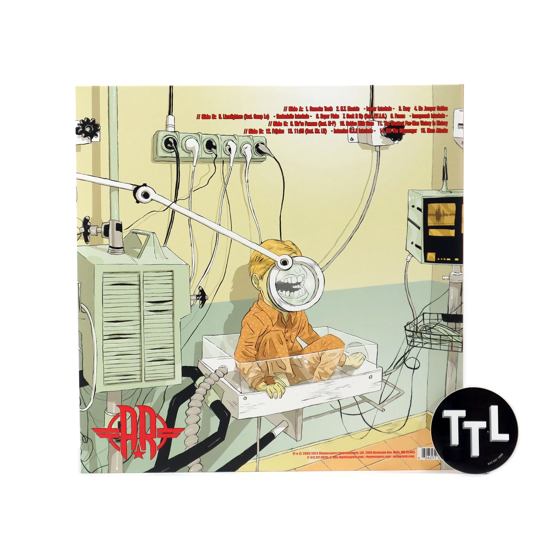 Aesop Rock: Bazooka Tooth Vinyl 2LP - Image 3