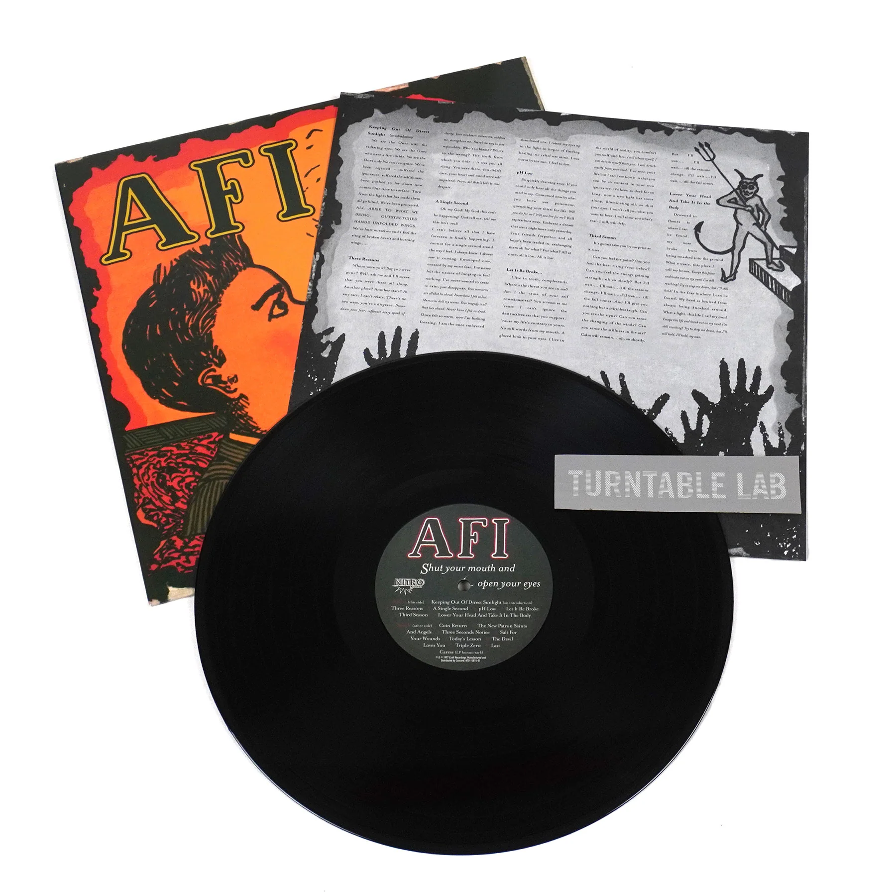 AFI: Shut Your Mouth And Open Your Eyes Vinyl LP - Image 2