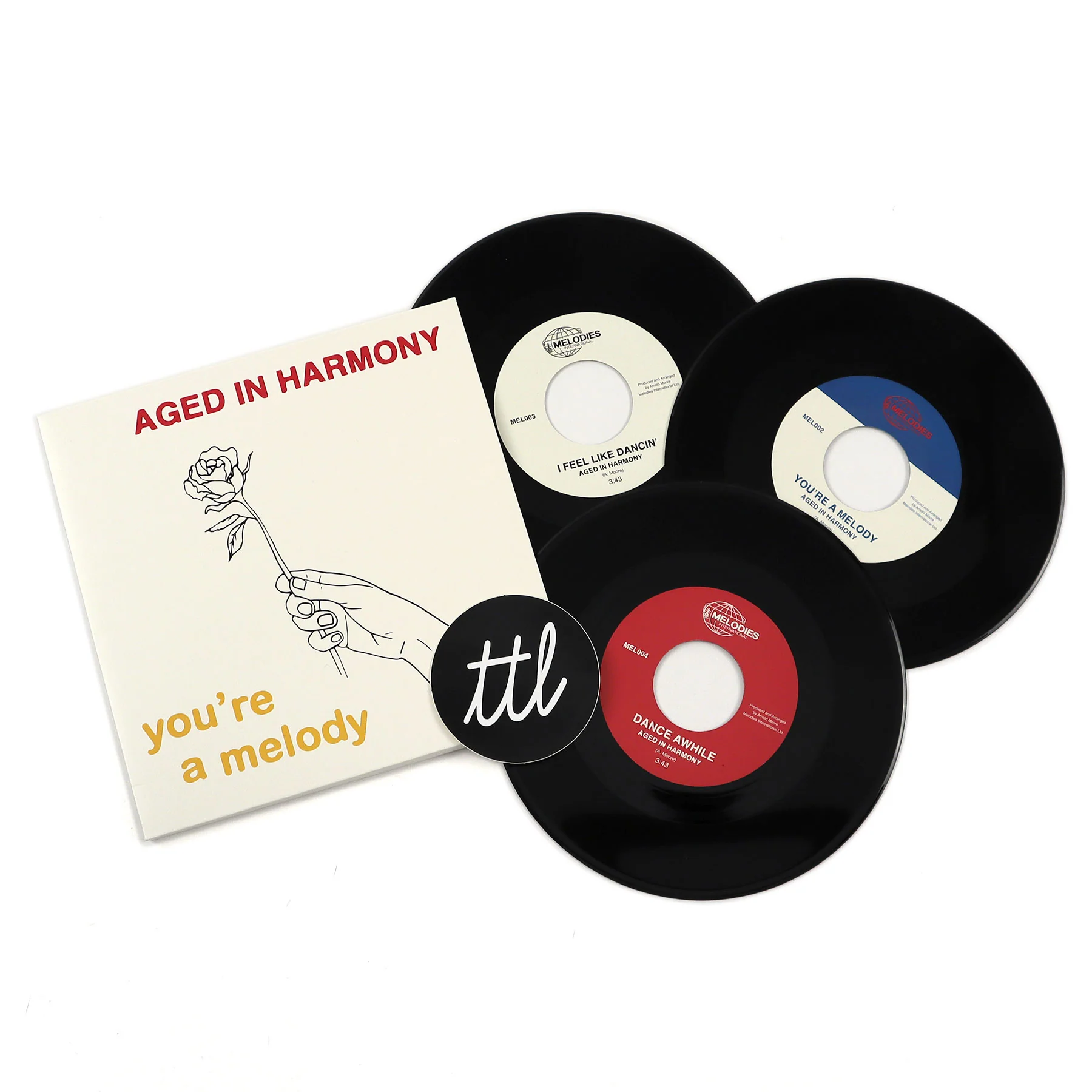 Aged In Harmony: You're A Melody Vinyl 3x7" - Image 2