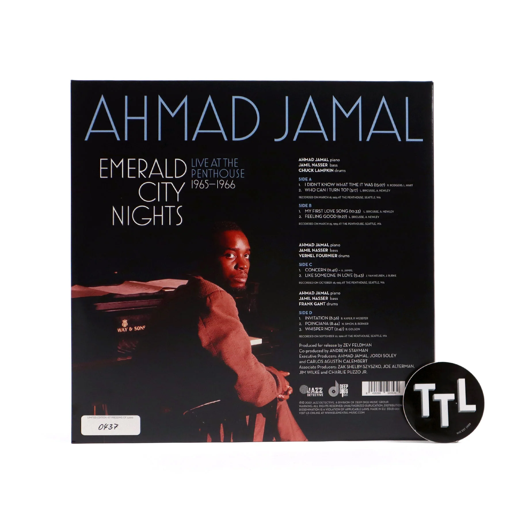 Ahmad Jamal: Emerald City Nights - Live At The Penthouse (1965-66) Vinyl 2LP - Image 3