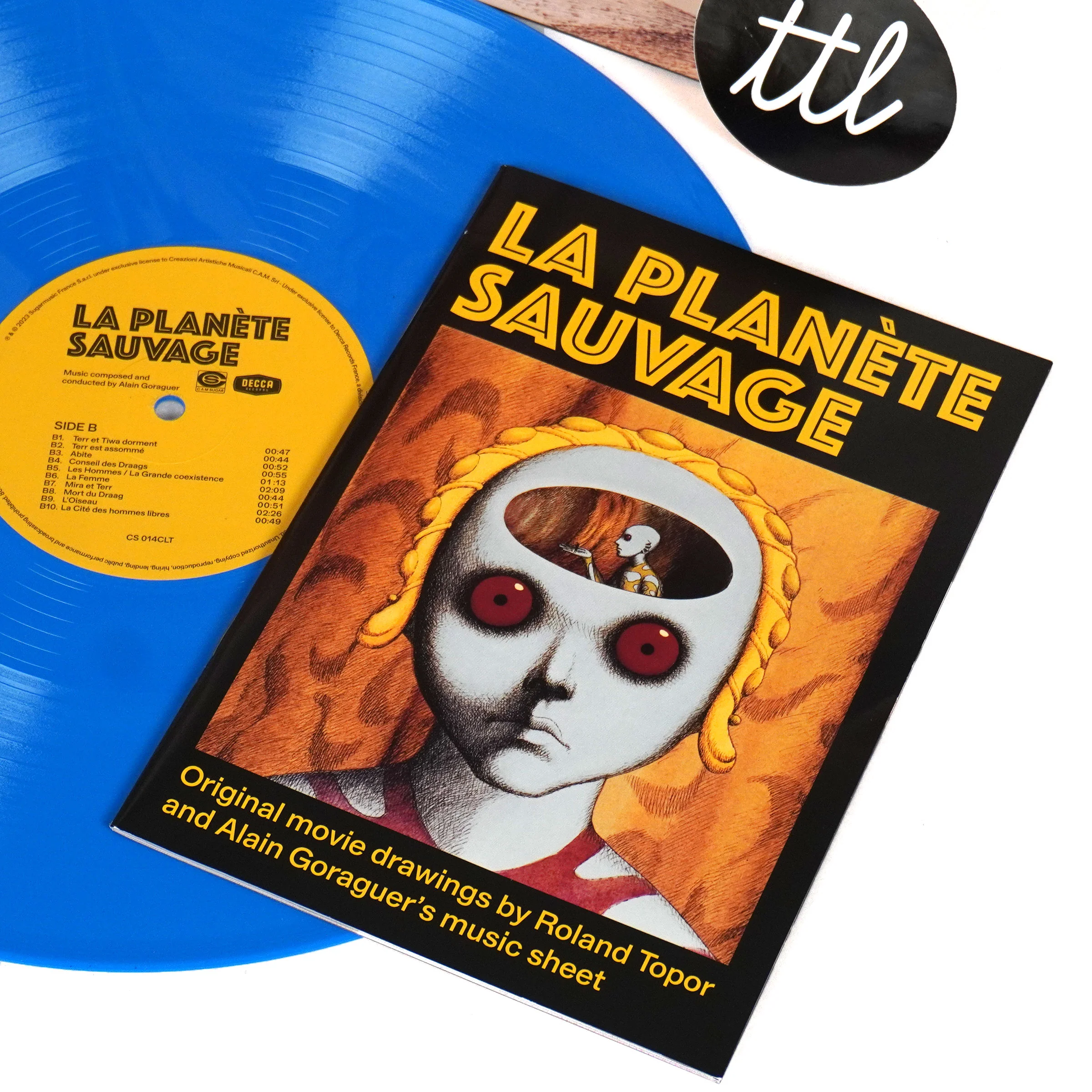 Alain Goraguer: La Planete Sauvage OST (Blue Colored Vinyl) Vinyl 2LP - Image 2