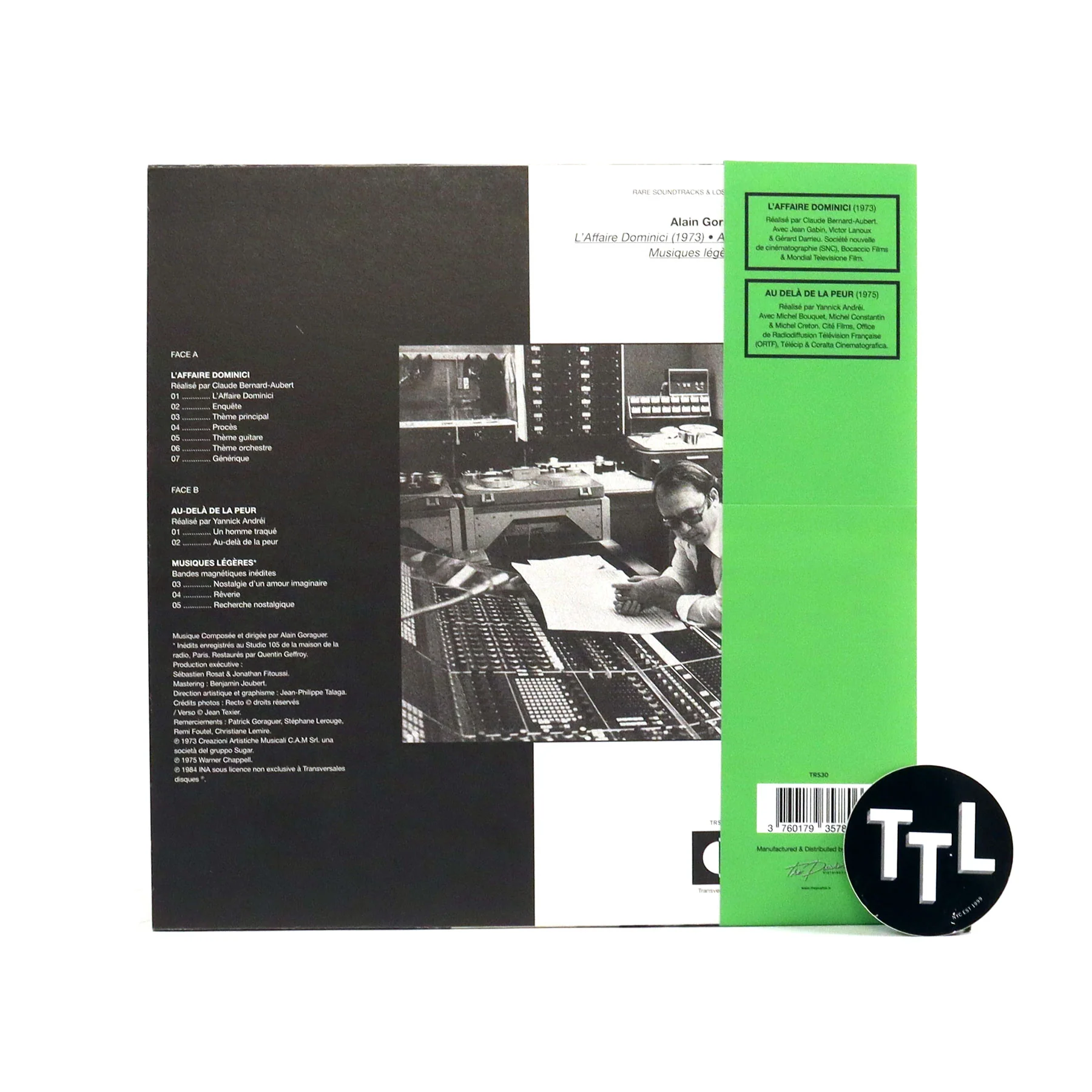 Alain Goraguer: Rare Soundtracks & Lost Tapes 1973-84 Vinyl LP - Image 2