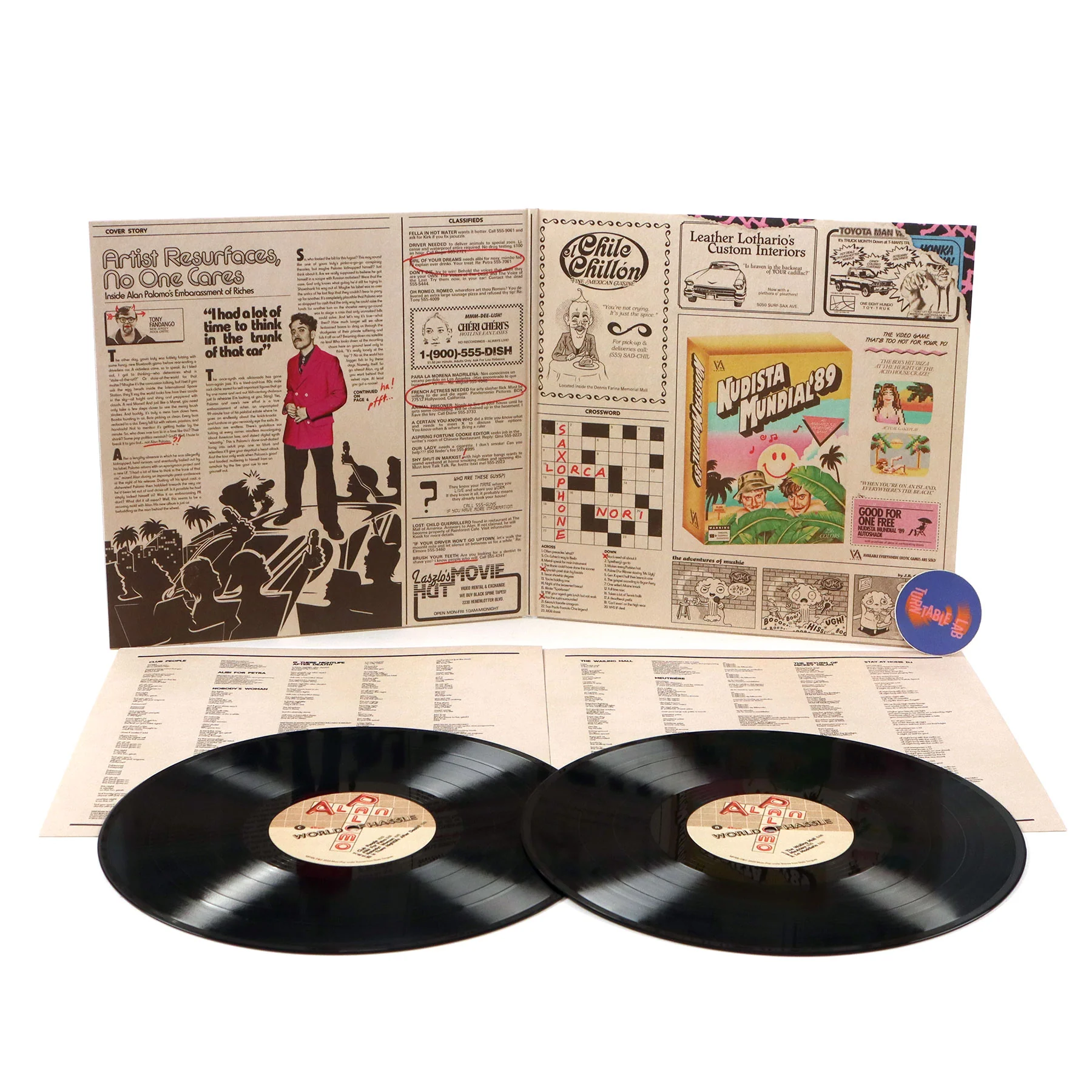 Alan Palomo: World Of Hassle (Neon Indian) Vinyl 2LP - Image 2