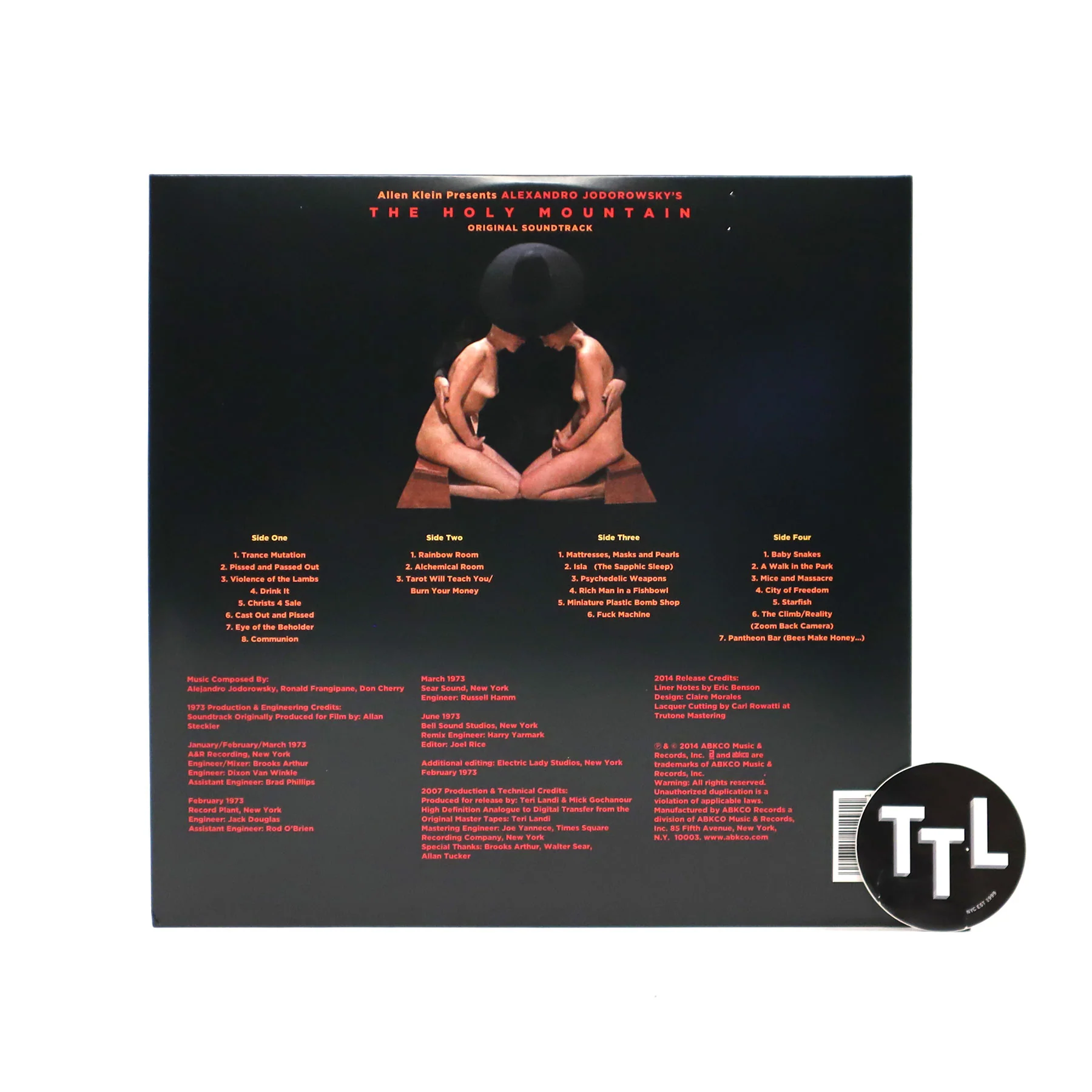 Alejandro Jodorowsky: The Holy Mountain Original Soundtrack (180g, Colored Vinyl) Vinyl 2LP - Image 3