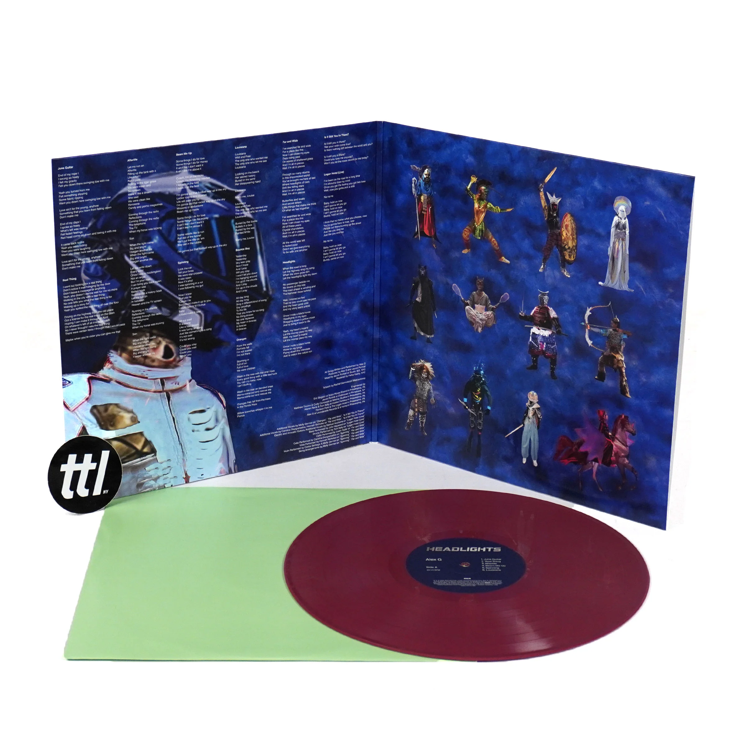 Alex G: Headlights (Fruit Punch Colored Vinyl) Vinyl LP - Image 2