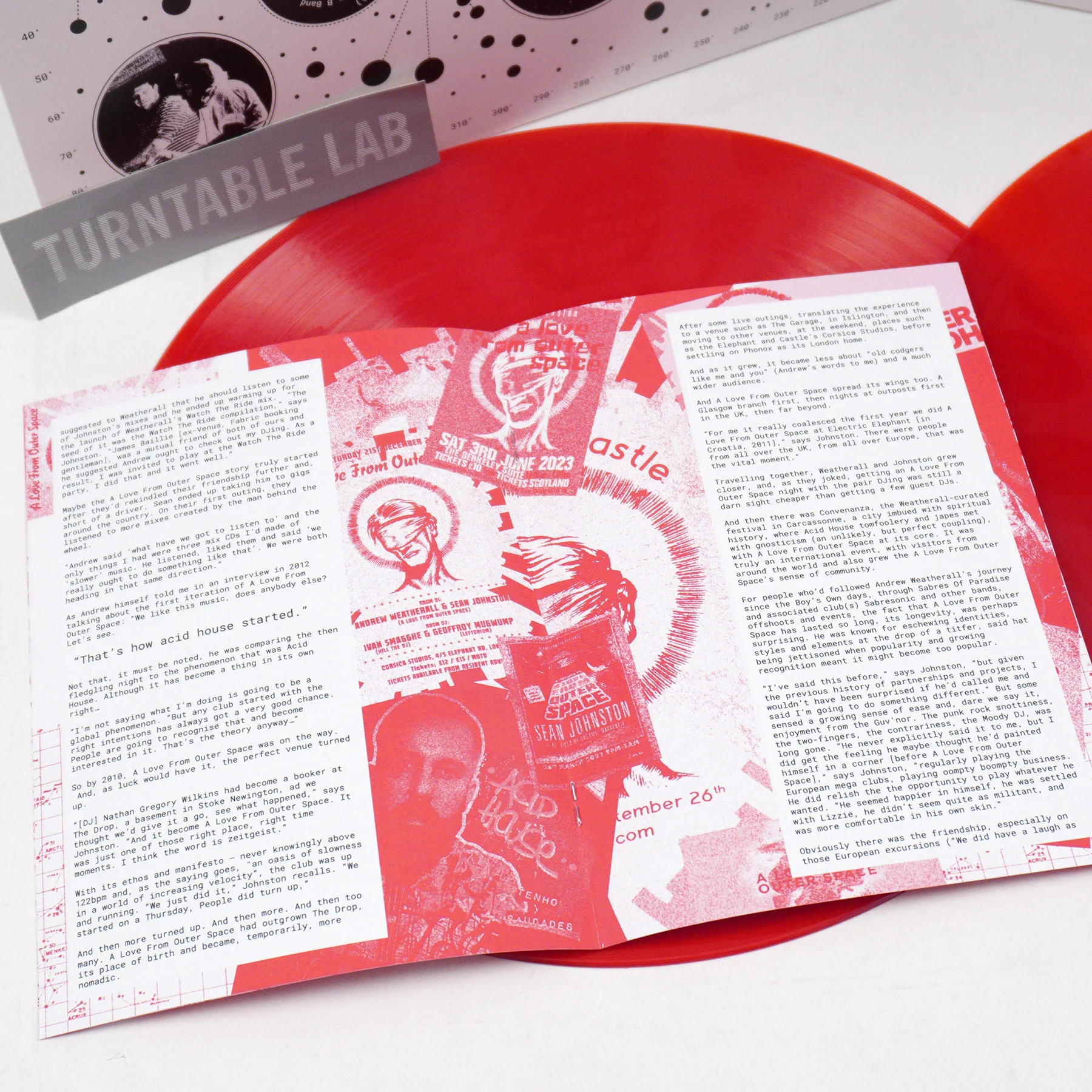 Andrew Weatherall & Sean Johnston: A Love From Outer Space (180g, Colored Vinyl) Vinyl 2LP - Image 3