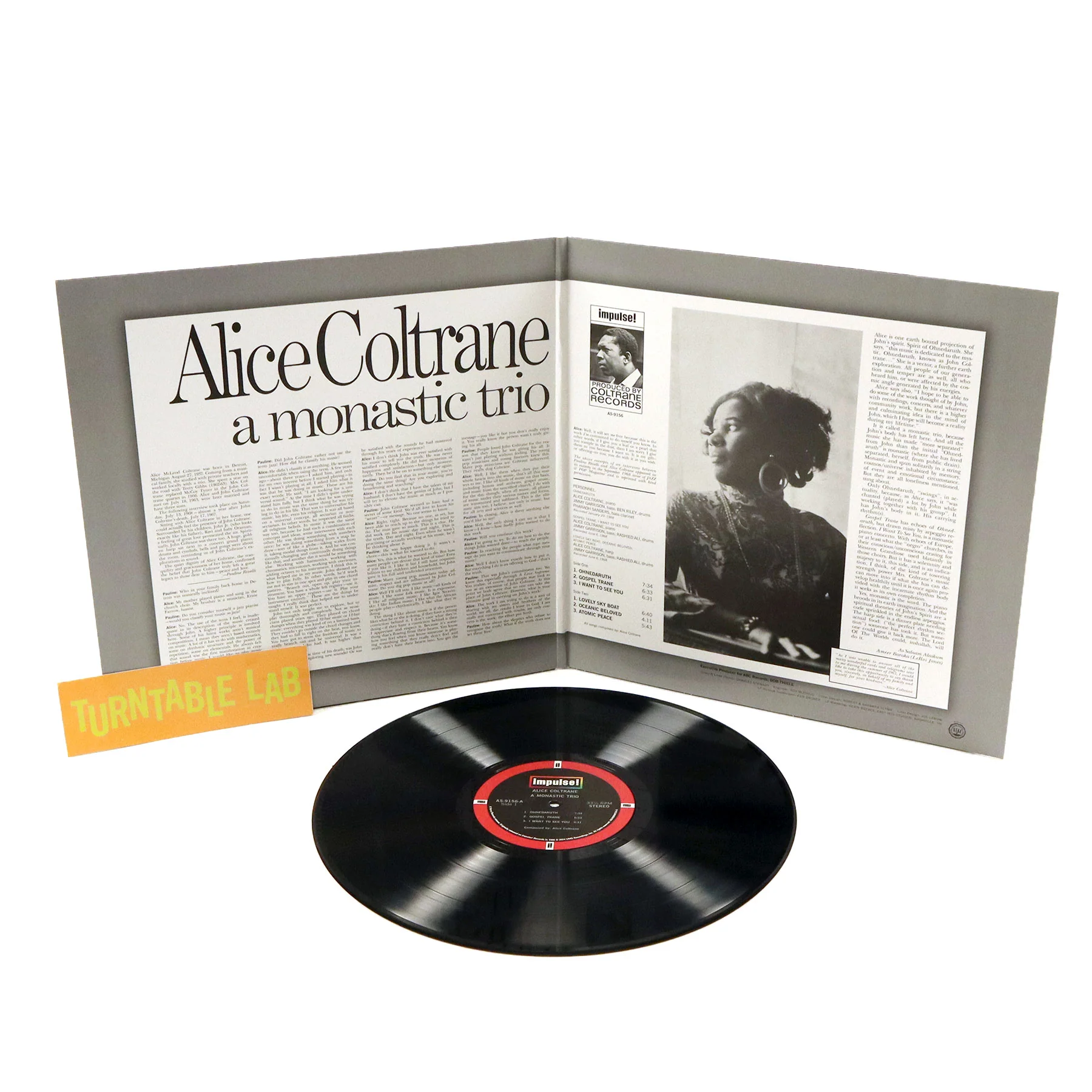 Alice Coltrane: A Monastic Trio (Verve By Request Series 180g) Vinyl LP - Image 2
