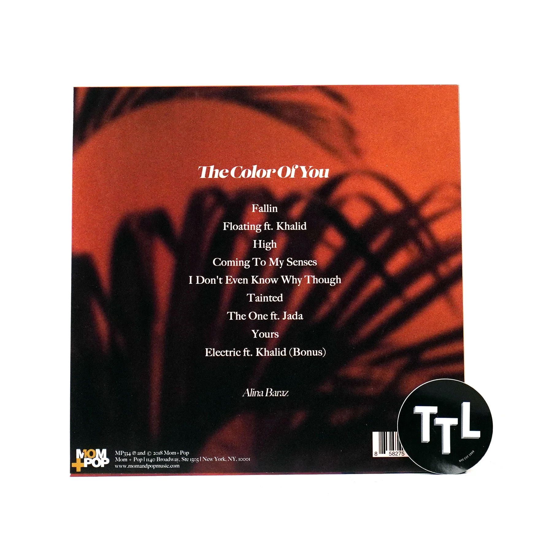 Alina Baraz: The Color Of You (Colored Vinyl) Vinyl LP - Image 4