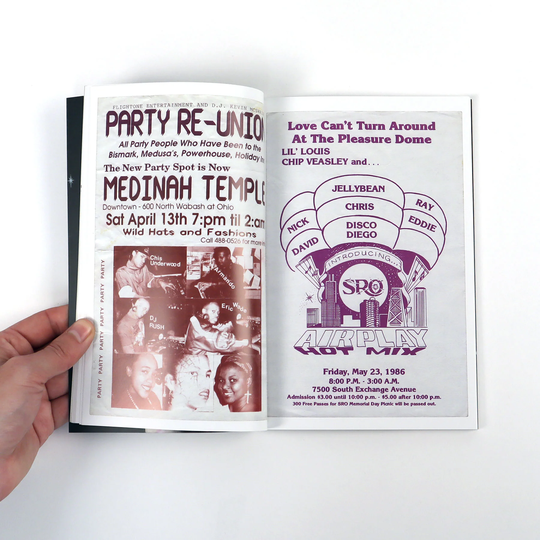 Almighty & Insane Books: Beyond Heaven Vol. III - Chicago House Party Flyers from 1983-92 Book - Image 6