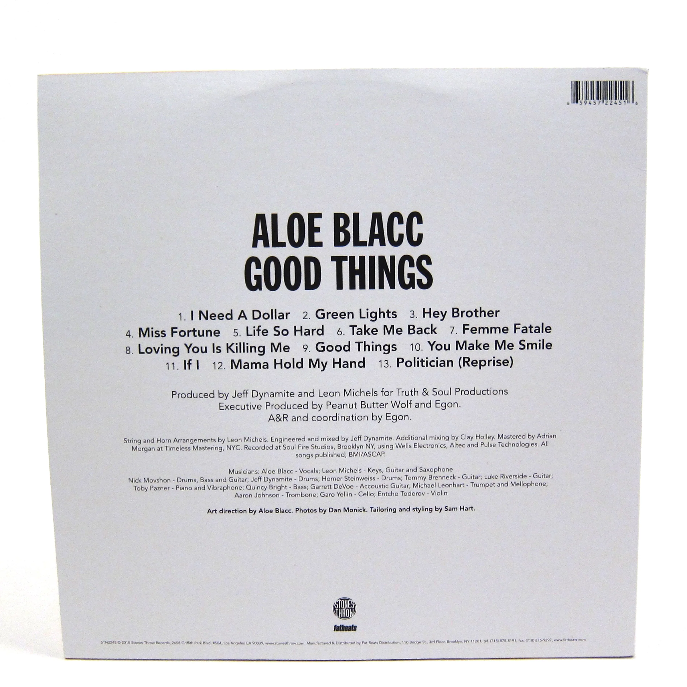 Aloe Blacc: Good Things Vinyl 2LP - Image 3