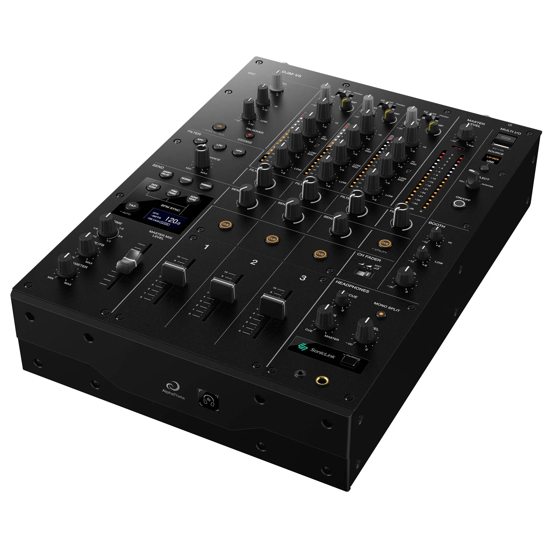 AlphaTheta: DJM-V5 3-Channel DJ Mixer - Image 2