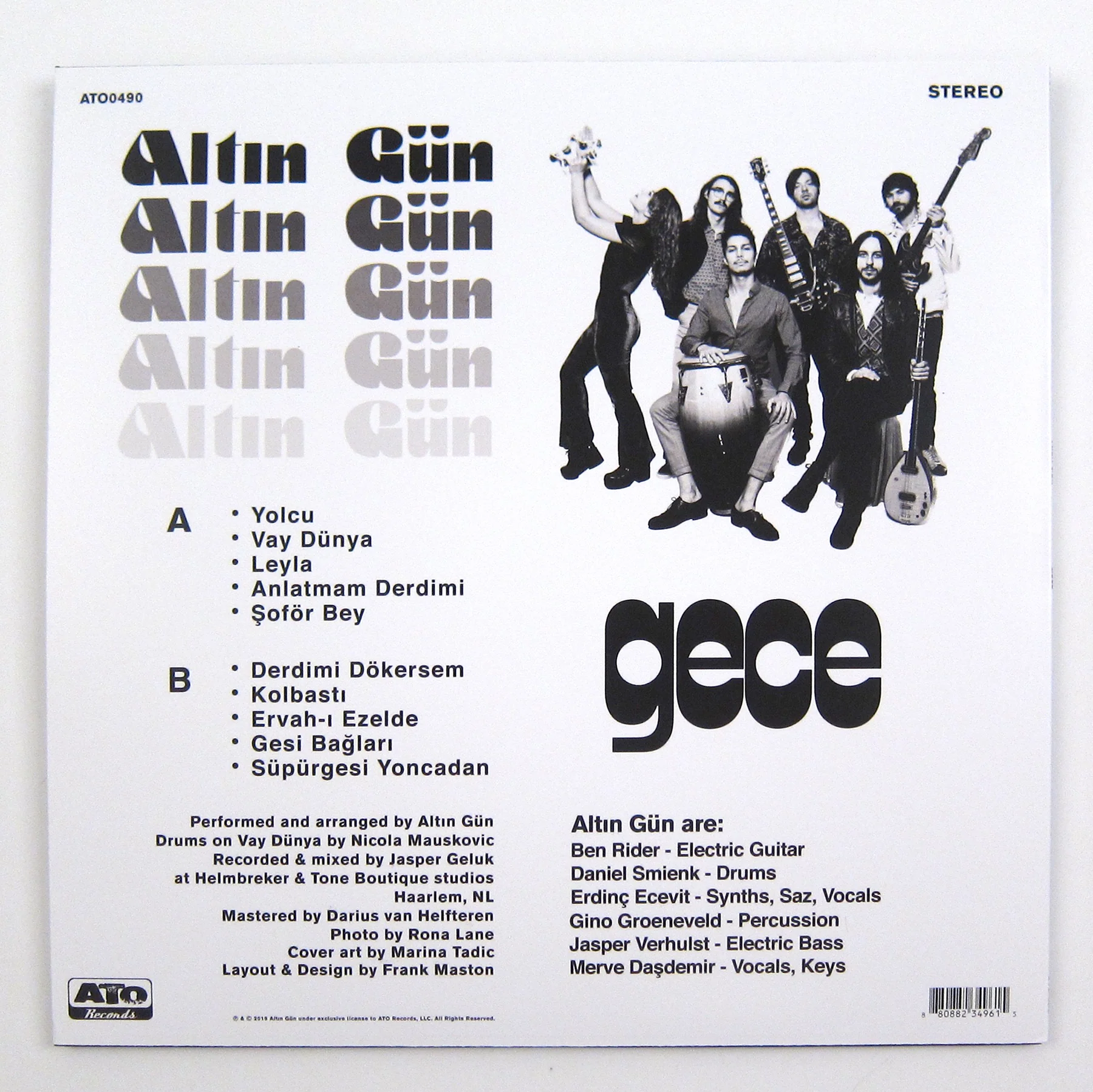 Altin Gun: Gece (Indie Exclusive Cream Colored Vinyl) Vinyl LP - Image 2