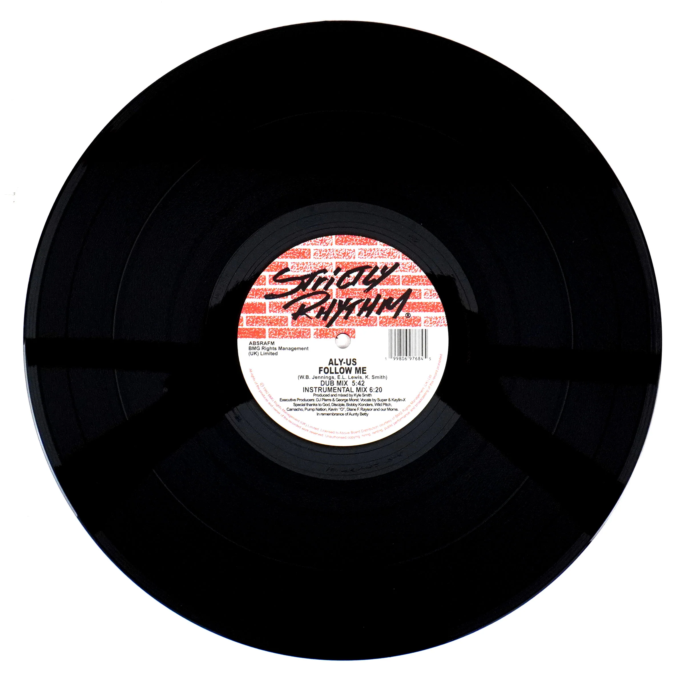 Aly-Us: Follow Me (Import) Vinyl 12" - Image 2