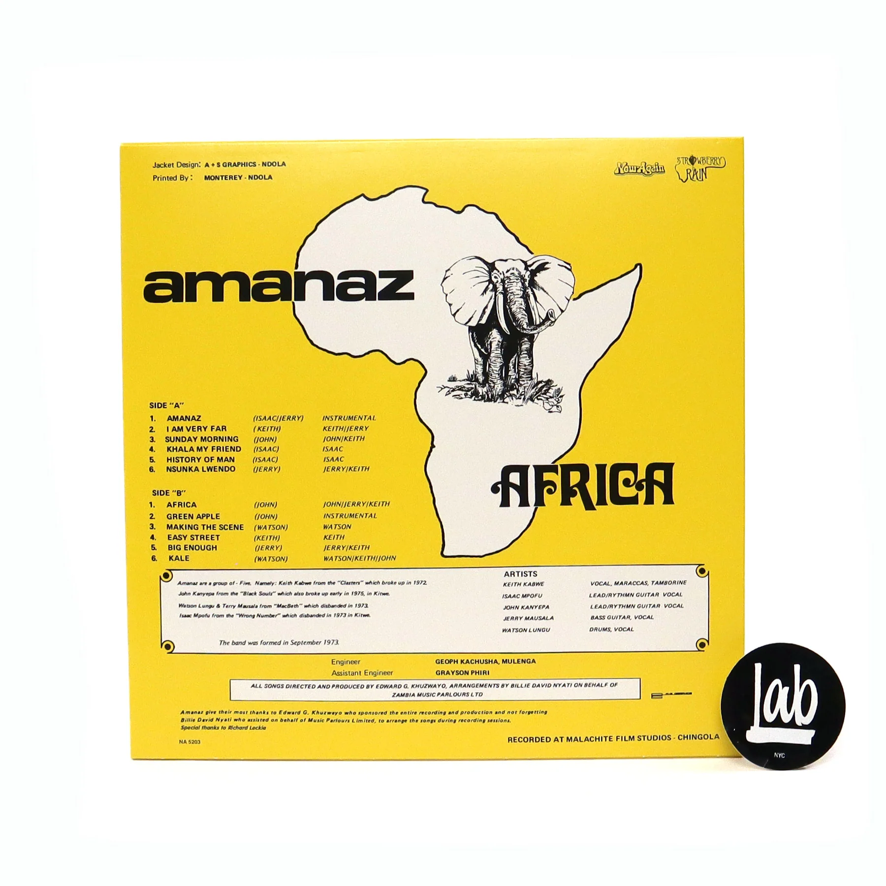 Amanaz: Africa Vinyl LP - Image 2