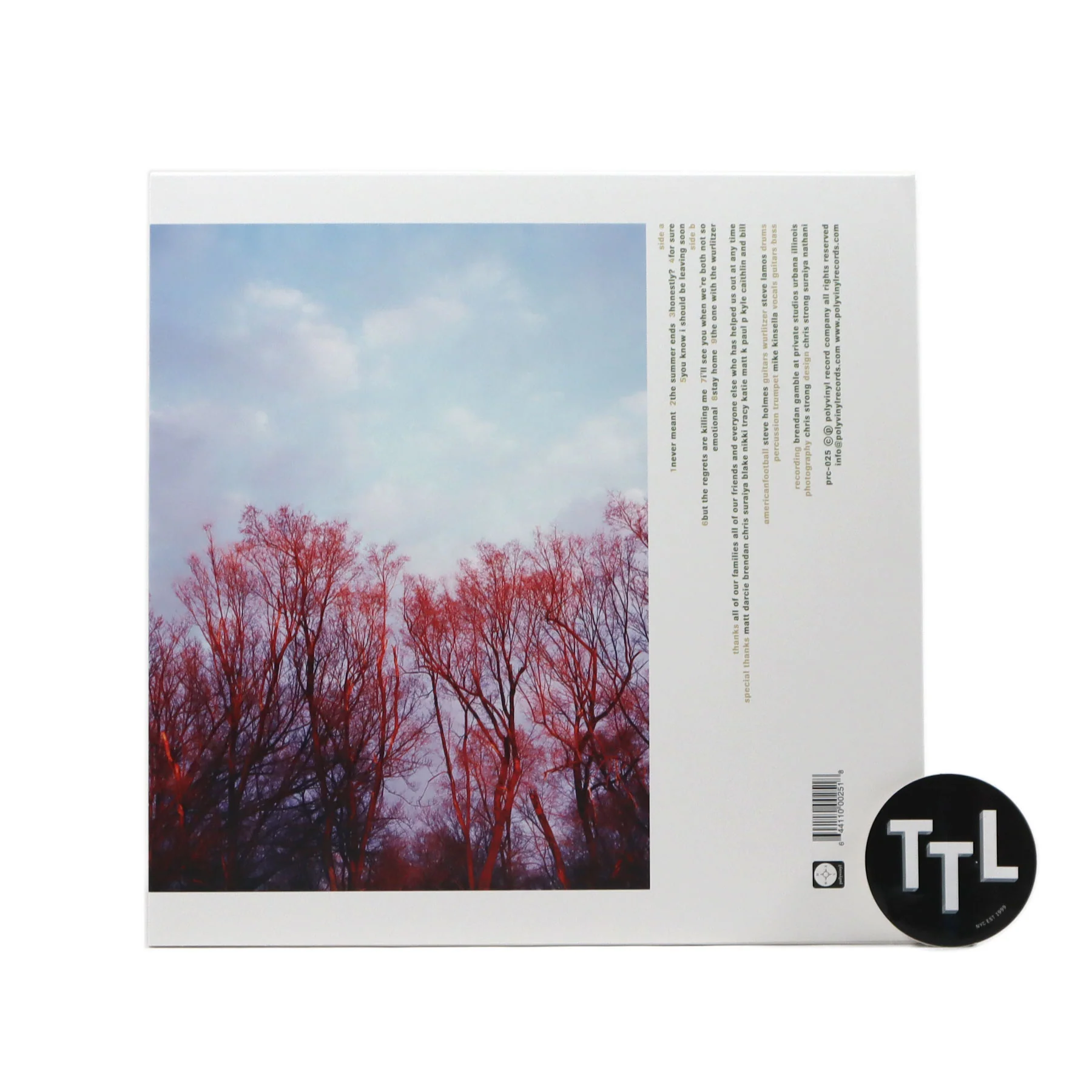 American Football: American Football (Blue Colored Vinyl) Vinyl LP - Image 3