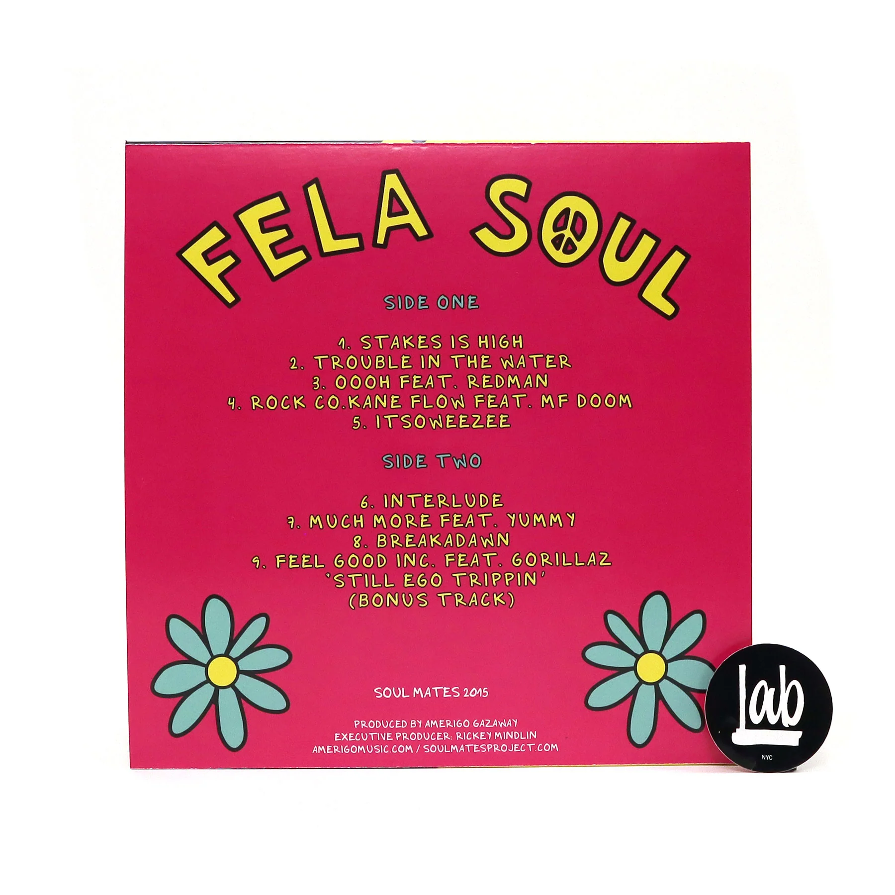 Amerigo Gazaway: Fela Soul - Fela Kuti Vs. De La Soul Vinyl LP - Image 2