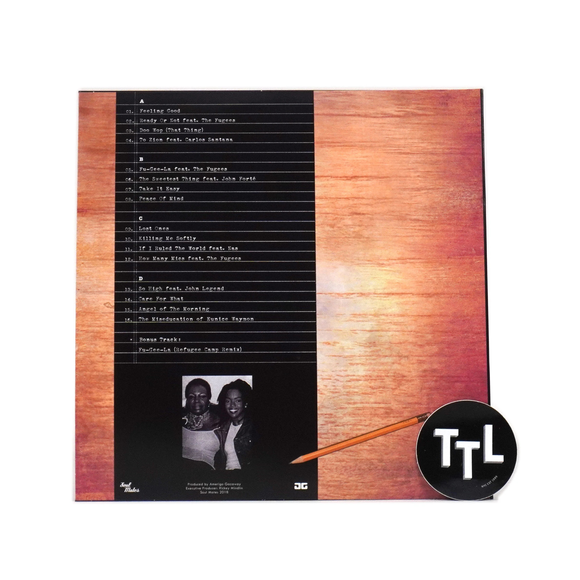 Amerigo Gazaway: Nina Simone & Lauryn Hill - The Miseducation Of Eunice Waymon Vinyl 2LP - Image 3