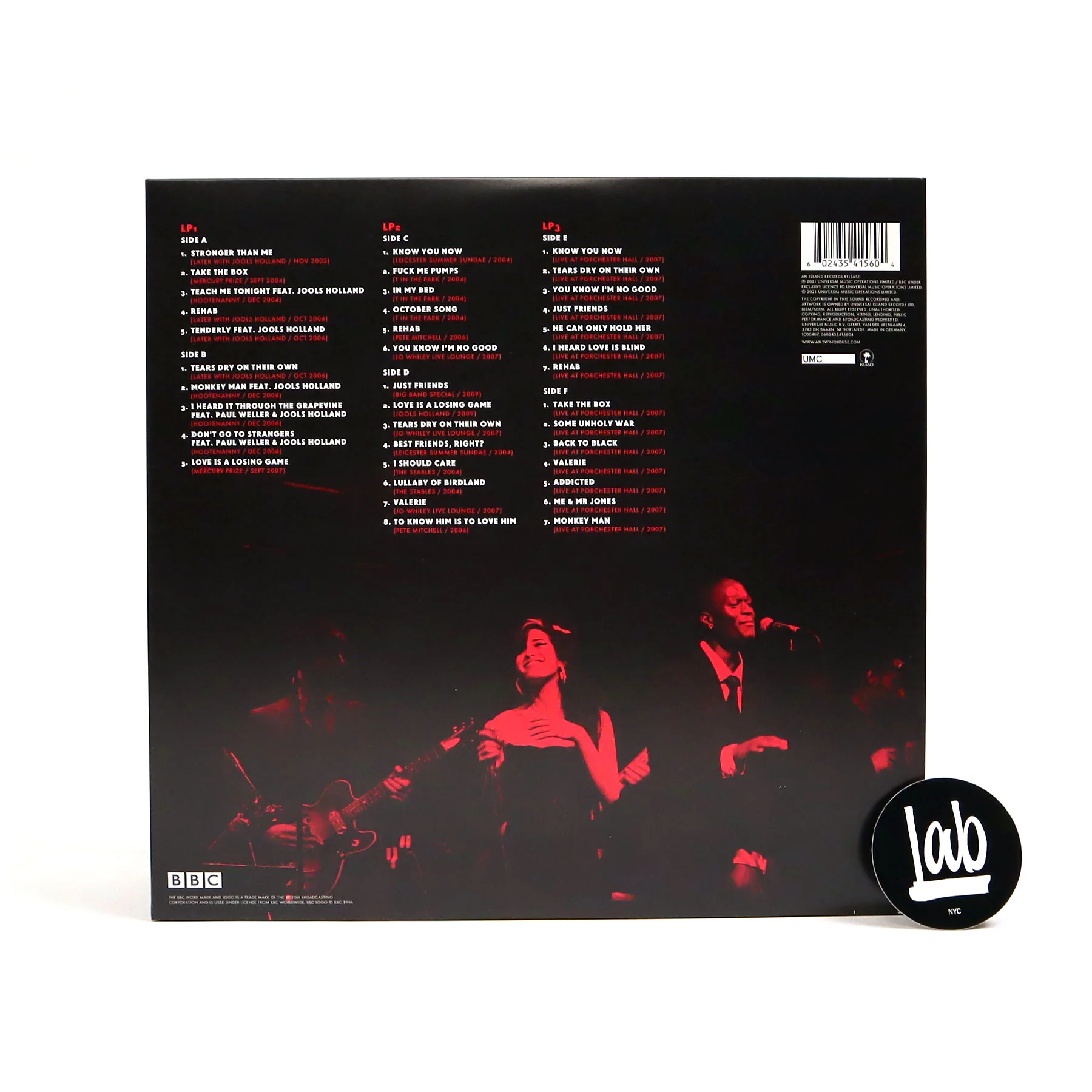 Amy Winehouse: At The BBC (180g) Vinyl 3LP - Image 3