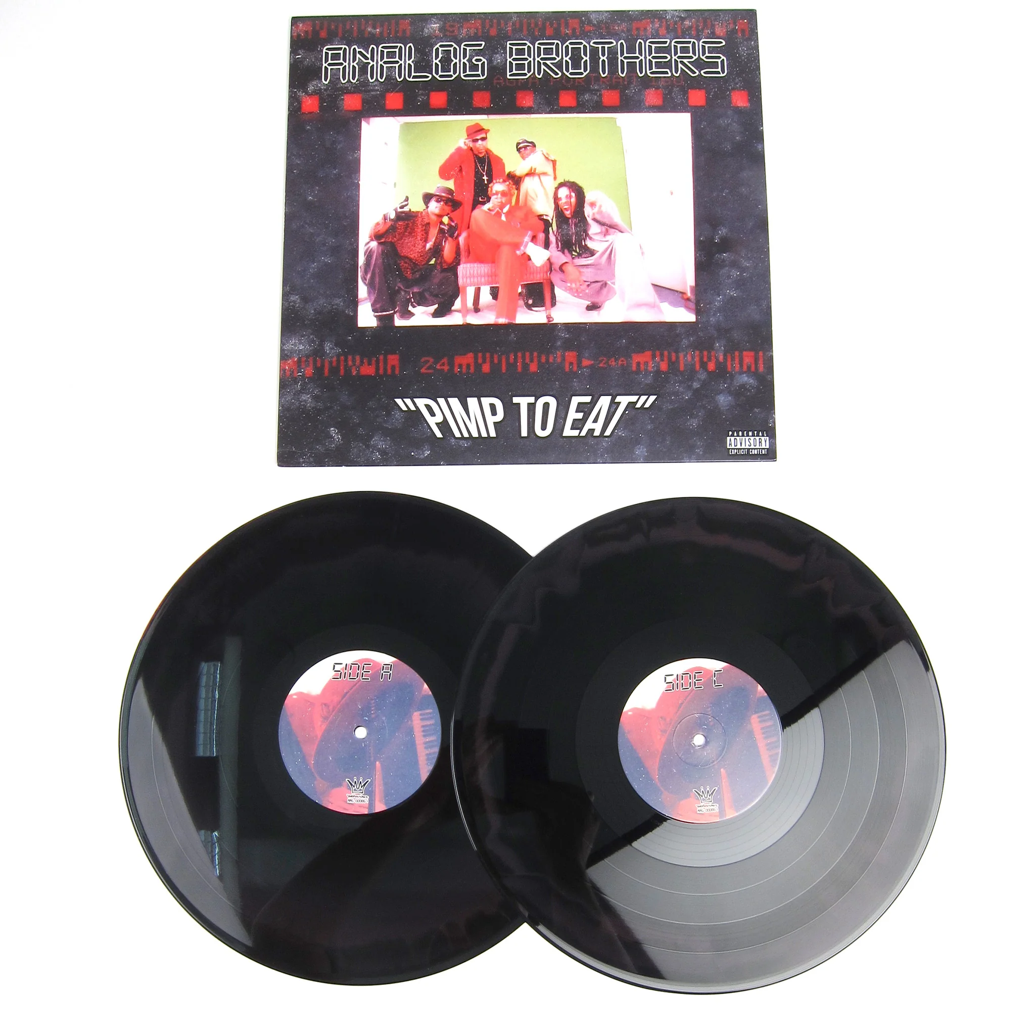Analog Brothers: Pimp To Eat (Kool Keith & Ice-T, Colored Vinyl) Vinyl 2LP - Image 2