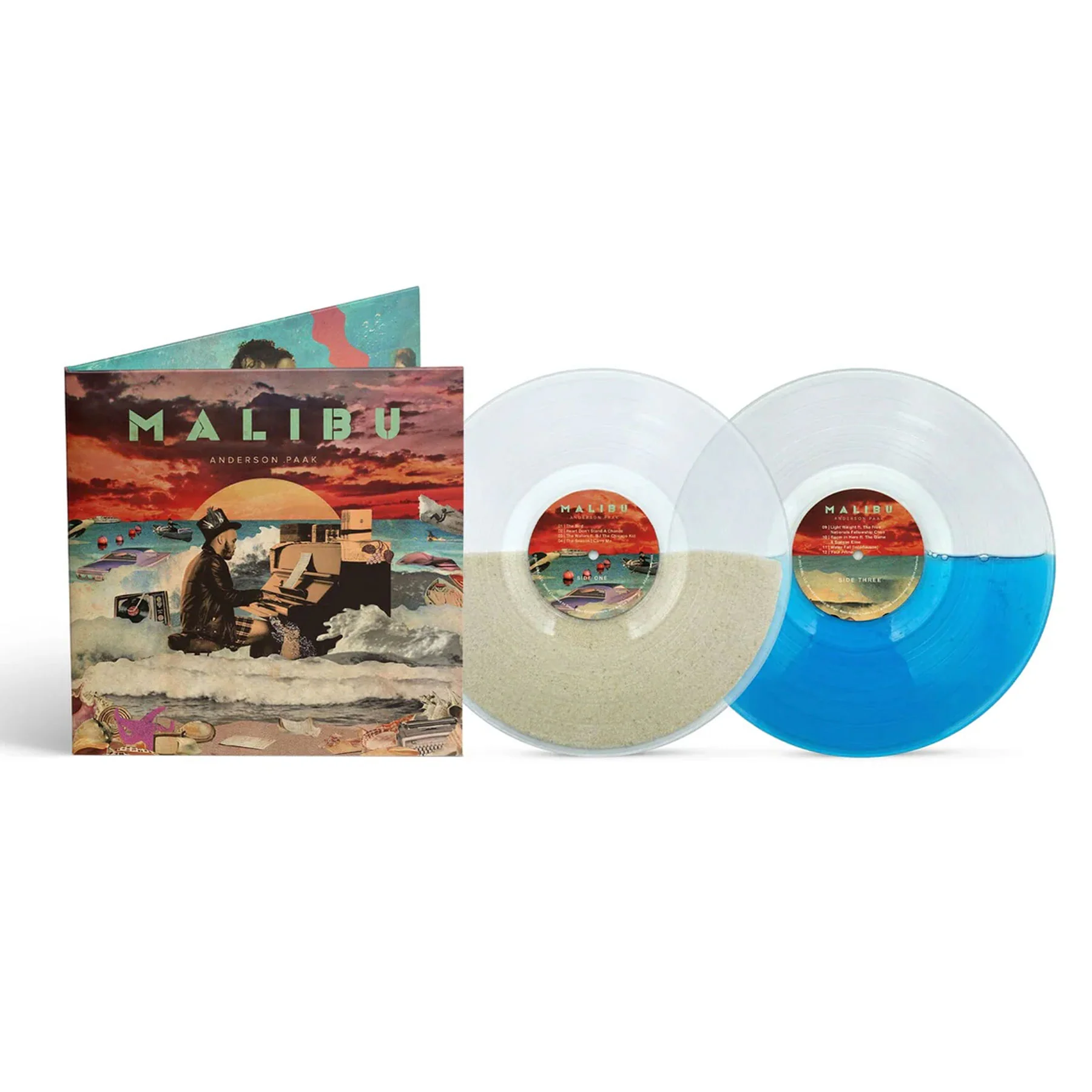Anderson .Paak: Malibu - 10th Anniversary Edition (Water & Sand Filled Colored Vinyl) Vinyl 2LP - Image 2