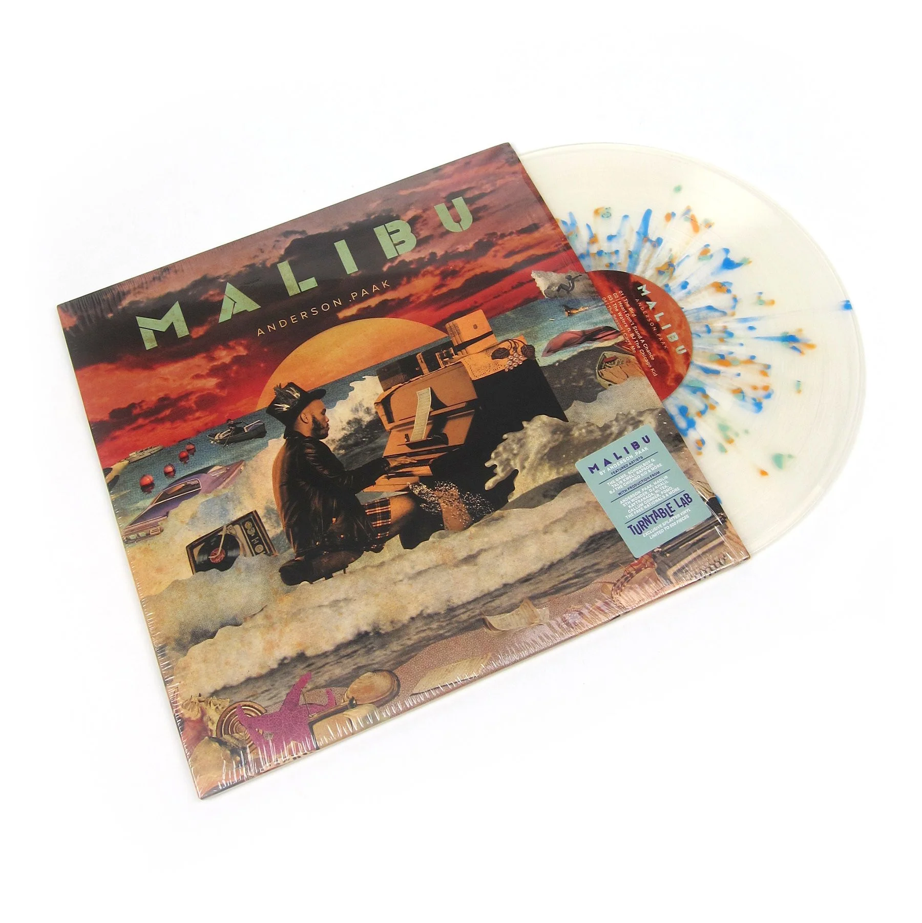 Anderson .Paak: Malibu (Clear Splatter Colored Vinyl) Vinyl 2LP - Turntable Lab Exclusive - Image 3