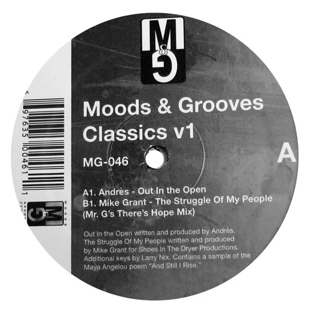 Andres: Moods and Grooves Classics Vol.1 (Mike Grant) 12" - Image 2