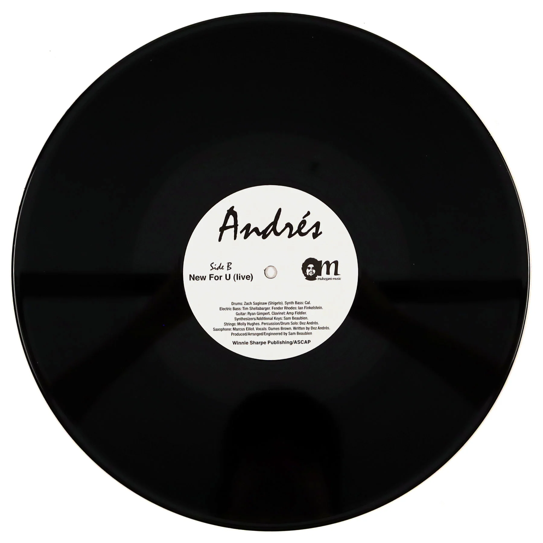 Andres: Praises / New For U (Live) Vinyl 12" - Image 2