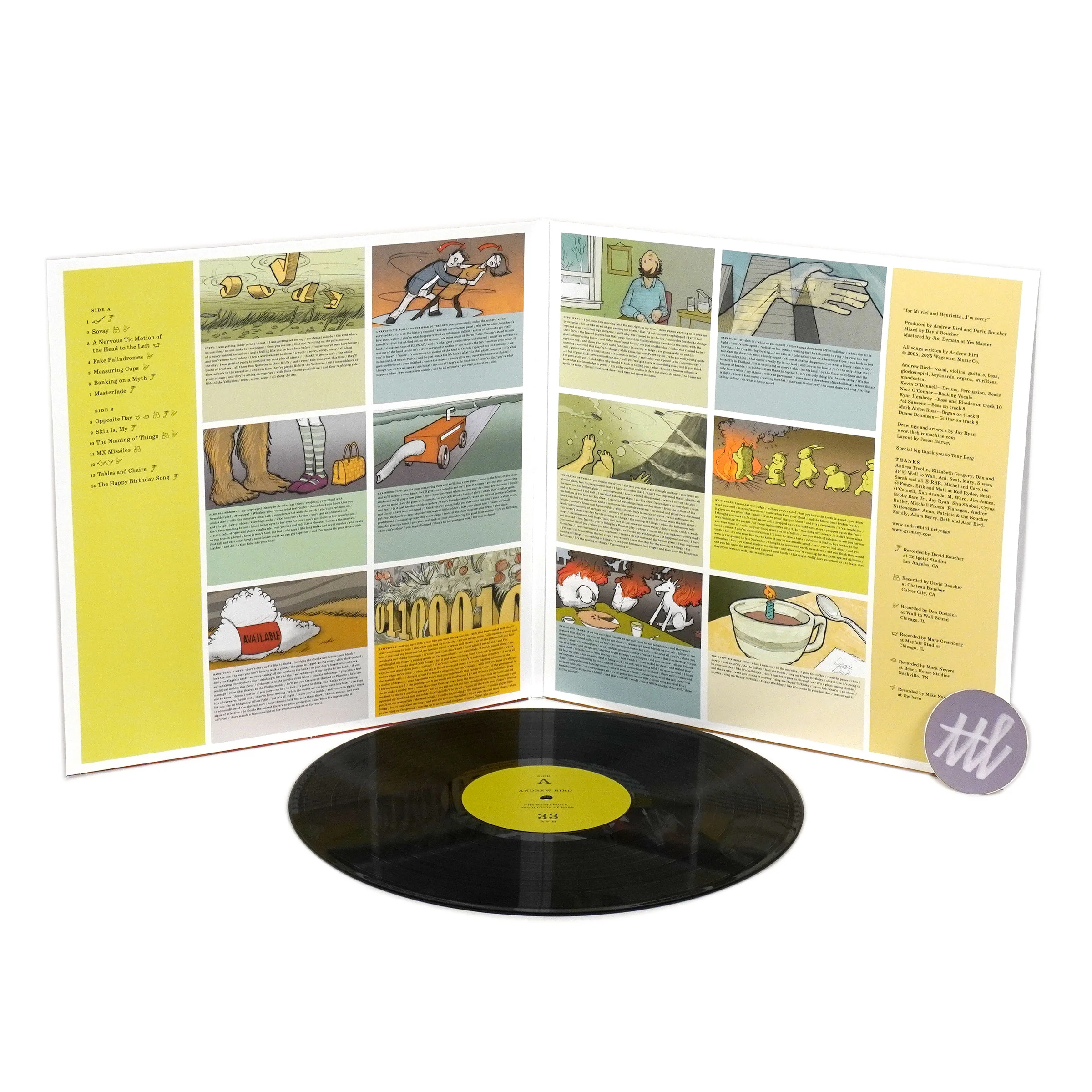 Andrew Bird: The Mysterious Production of Eggs - 20th Anniversary Edition Vinyl LP - Image 2