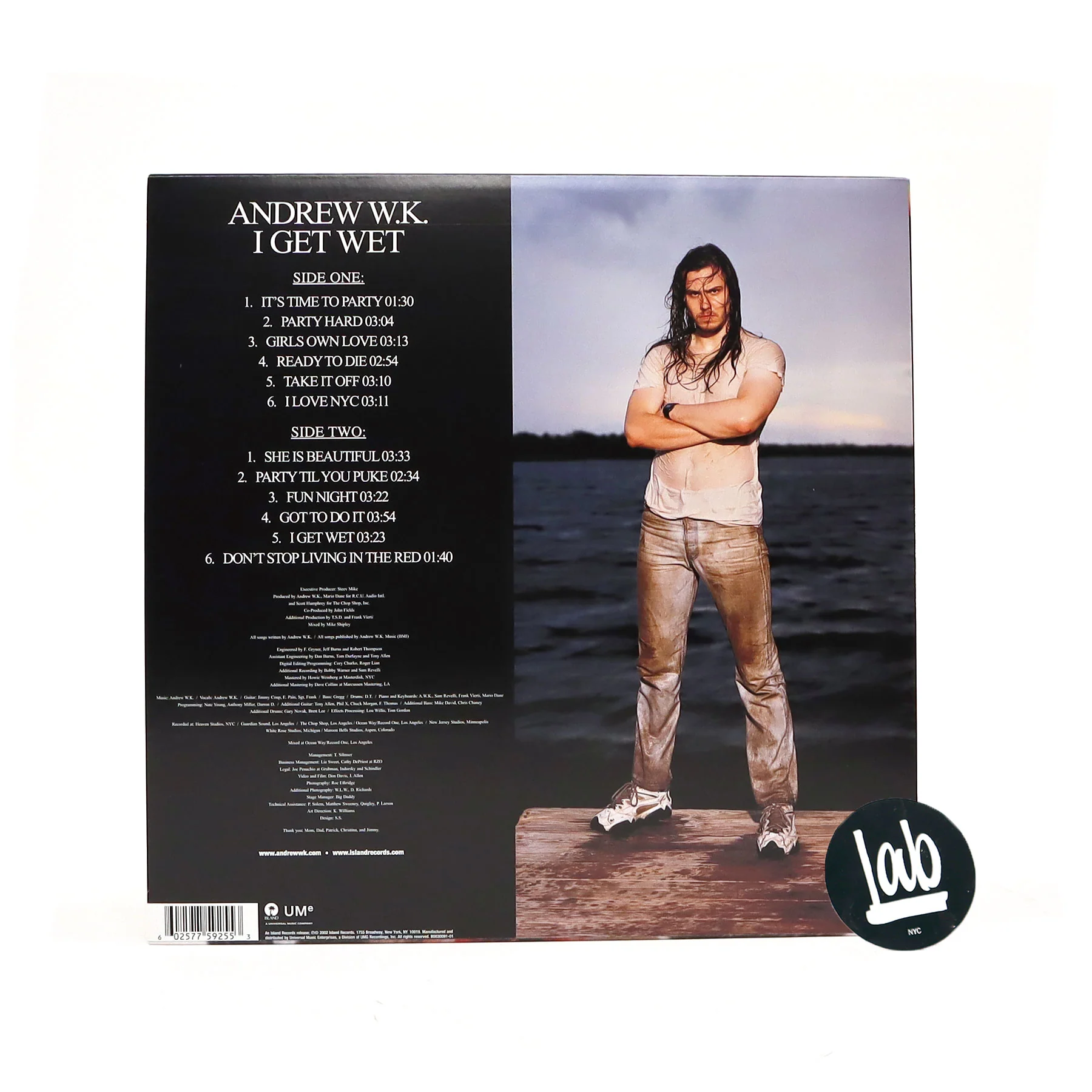 Andrew W.K.: I Get Wet Vinyl LP - Image 3