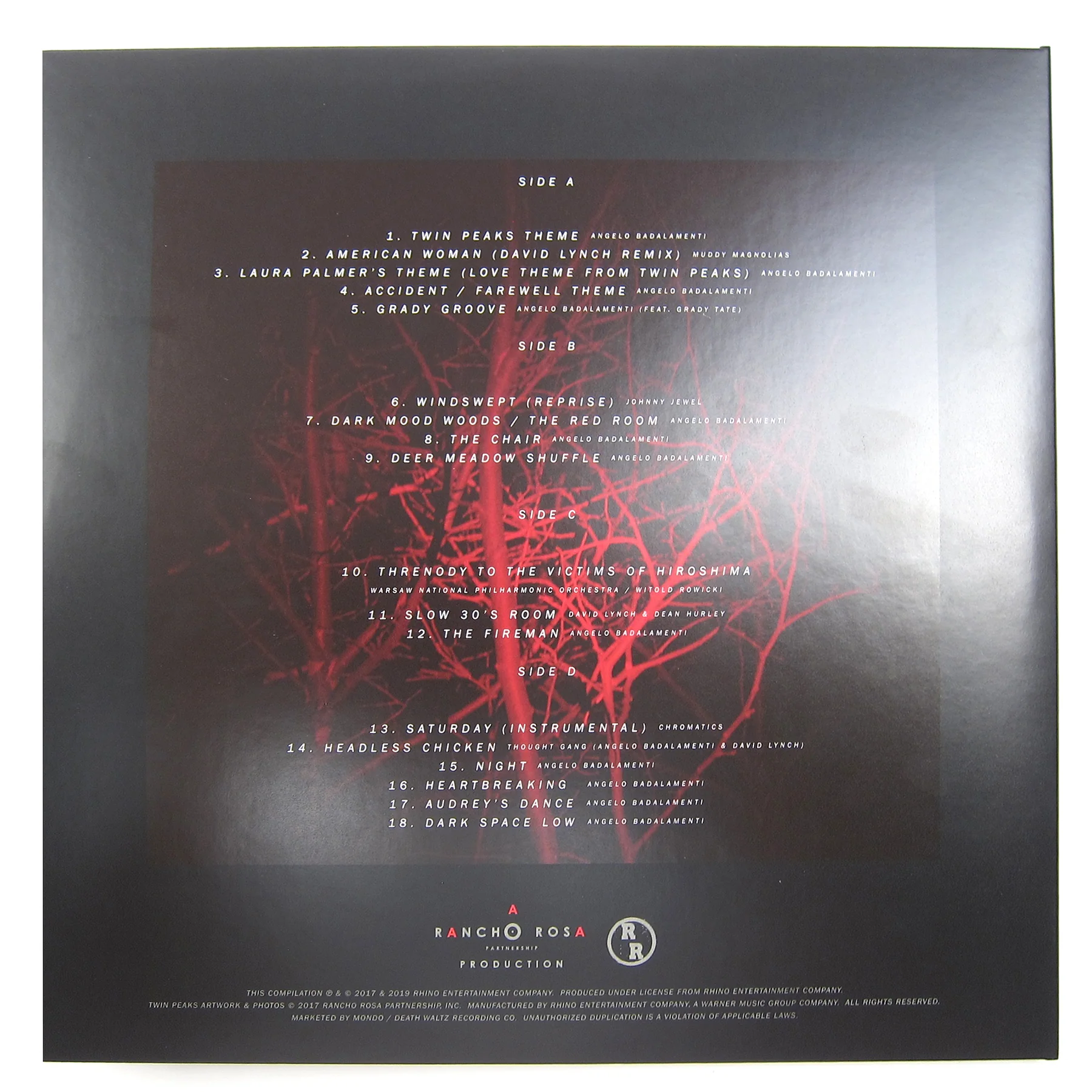 Angelo Badalamenti: Twin Peaks - Limited Event Series Soundtrack (180g, Colored Vinyl) Vinyl 2LP - Image 4
