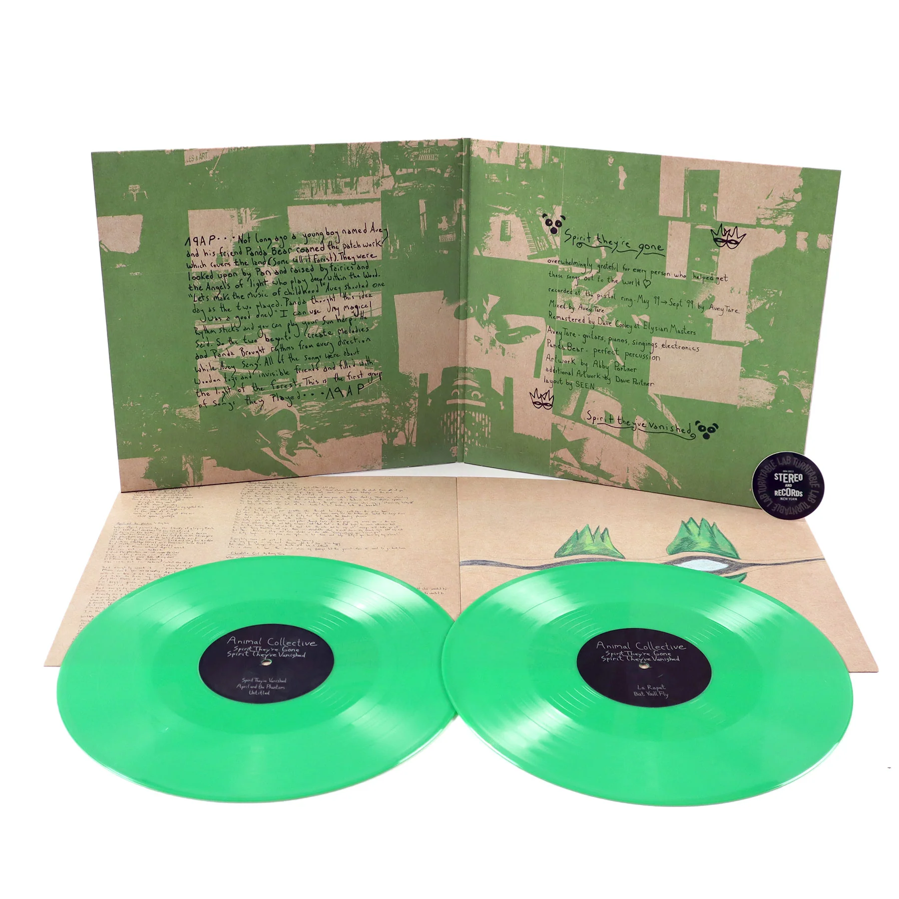 Animal Collective: Spirit They're Gone, Spirit They've Vanished (Indie Exclusive Colored Vinyl) Vinyl 2LP - Image 2