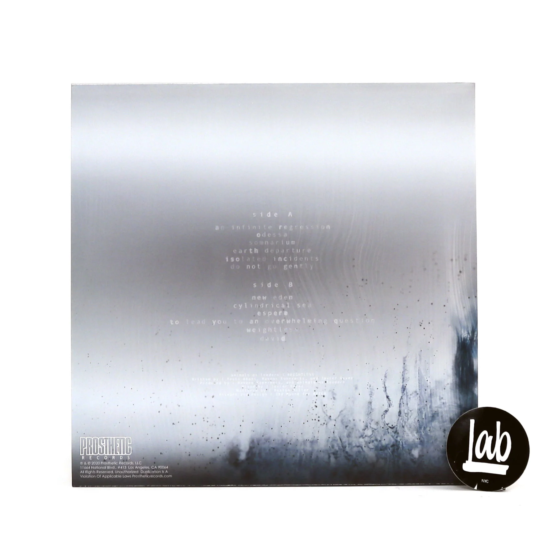Animals As Leaders: Weightless (Black & Blue Splatter Colored Vinyl) Vinyl LP - Image 3