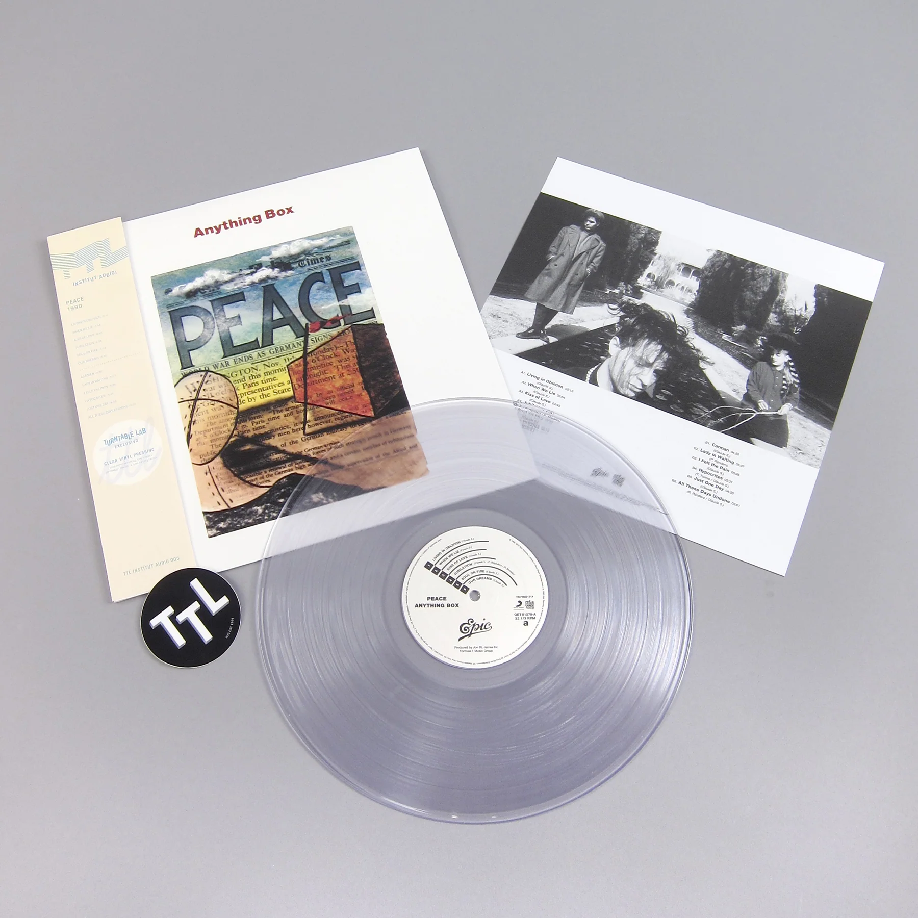 Anything Box: Peace (Clear Colored Vinyl) Vinyl LP - Turntable Lab Exclusive - Image 2