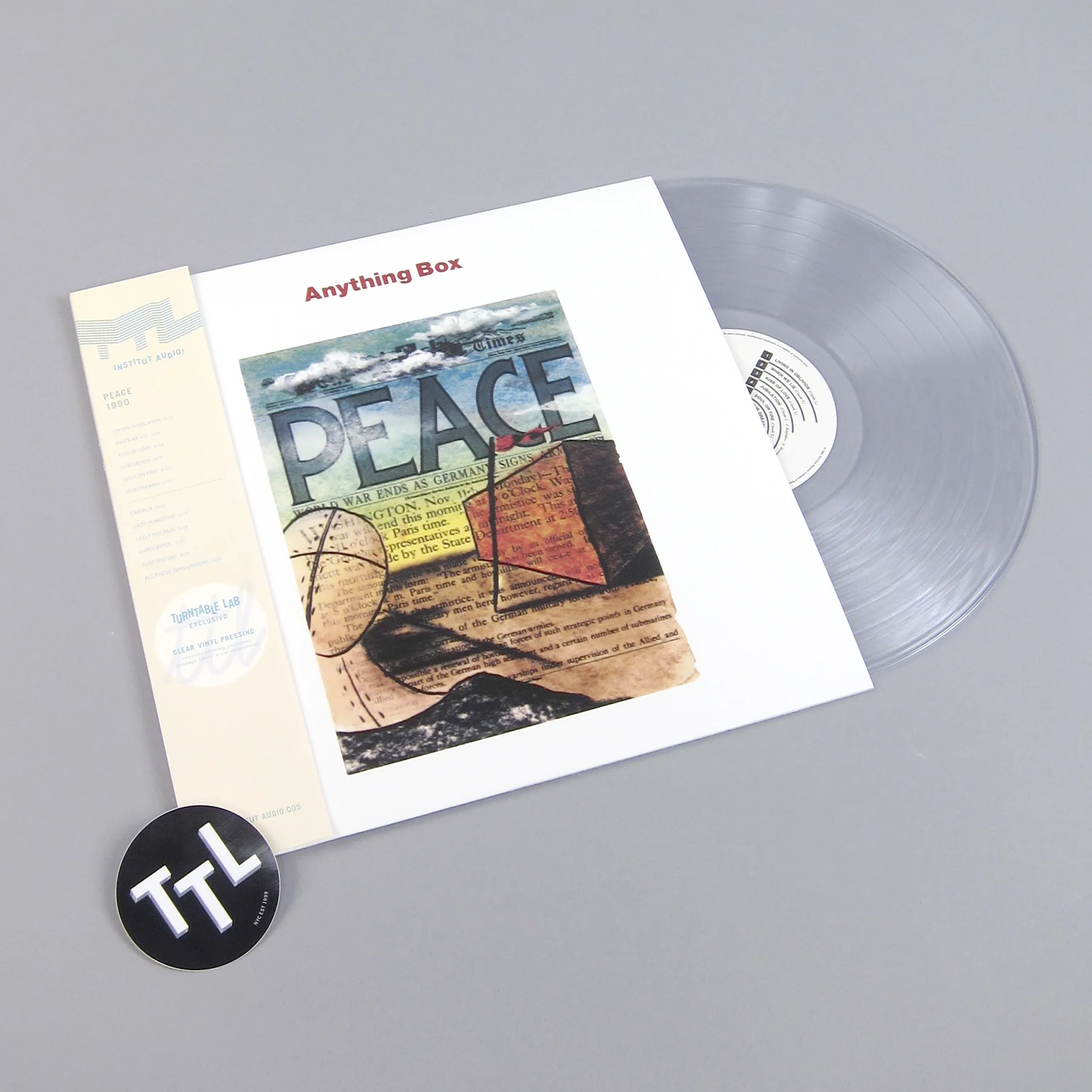Anything Box: Peace (Clear Colored Vinyl) Vinyl LP - Turntable Lab Exclusive - Image 4
