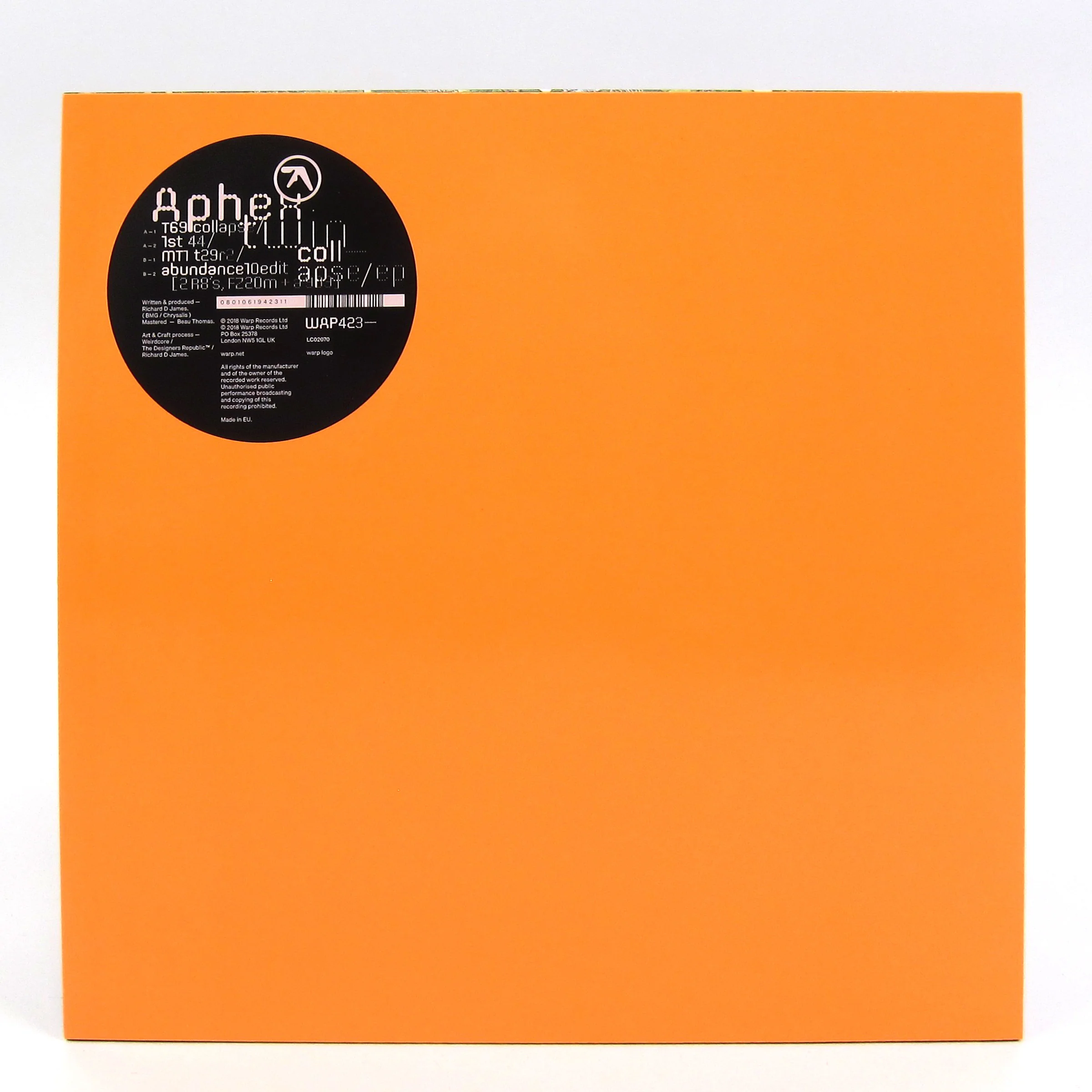 Aphex Twin: Collapse EP Vinyl 12" - Image 2