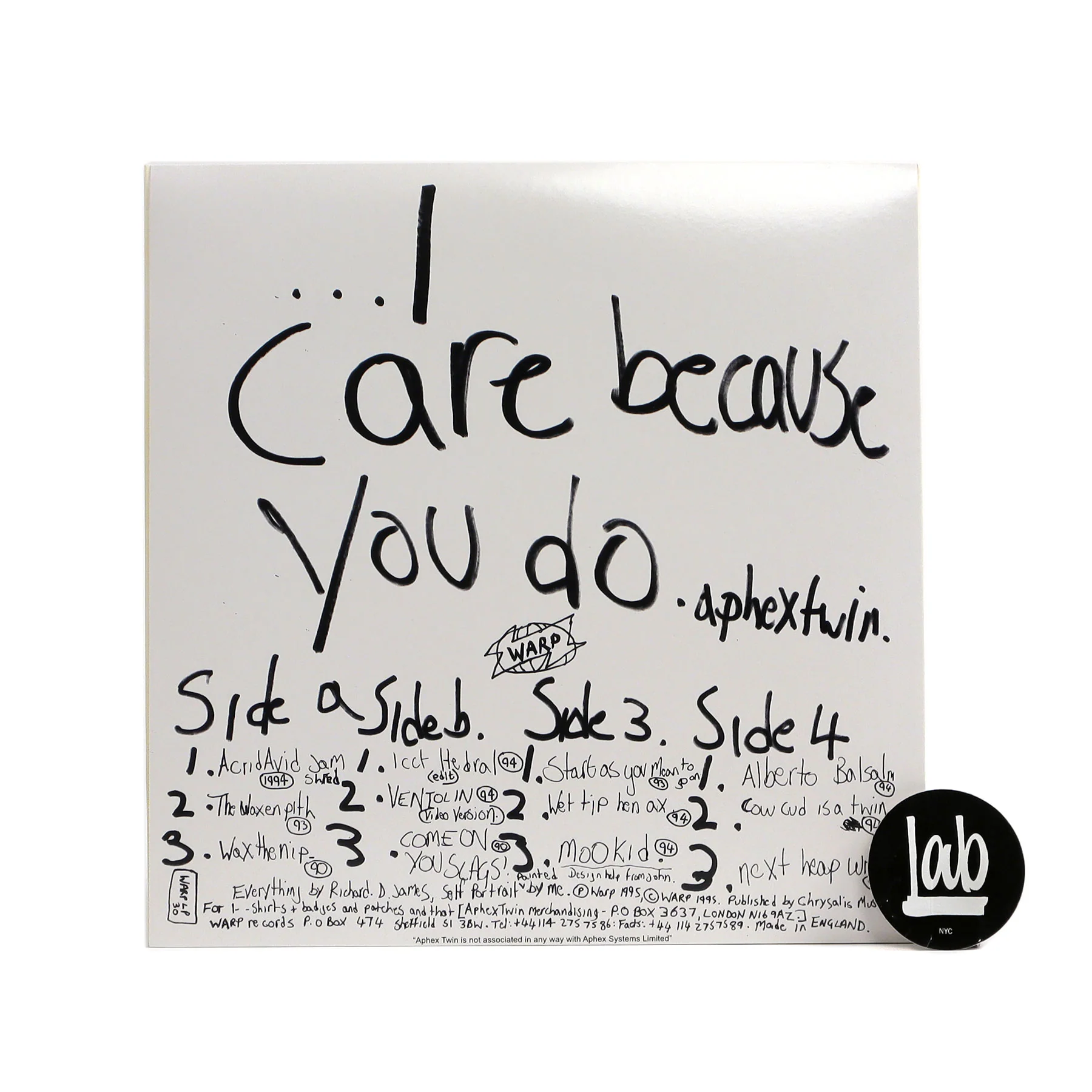 Aphex Twin: I Care Because You Do Vinyl 2LP - Image 3