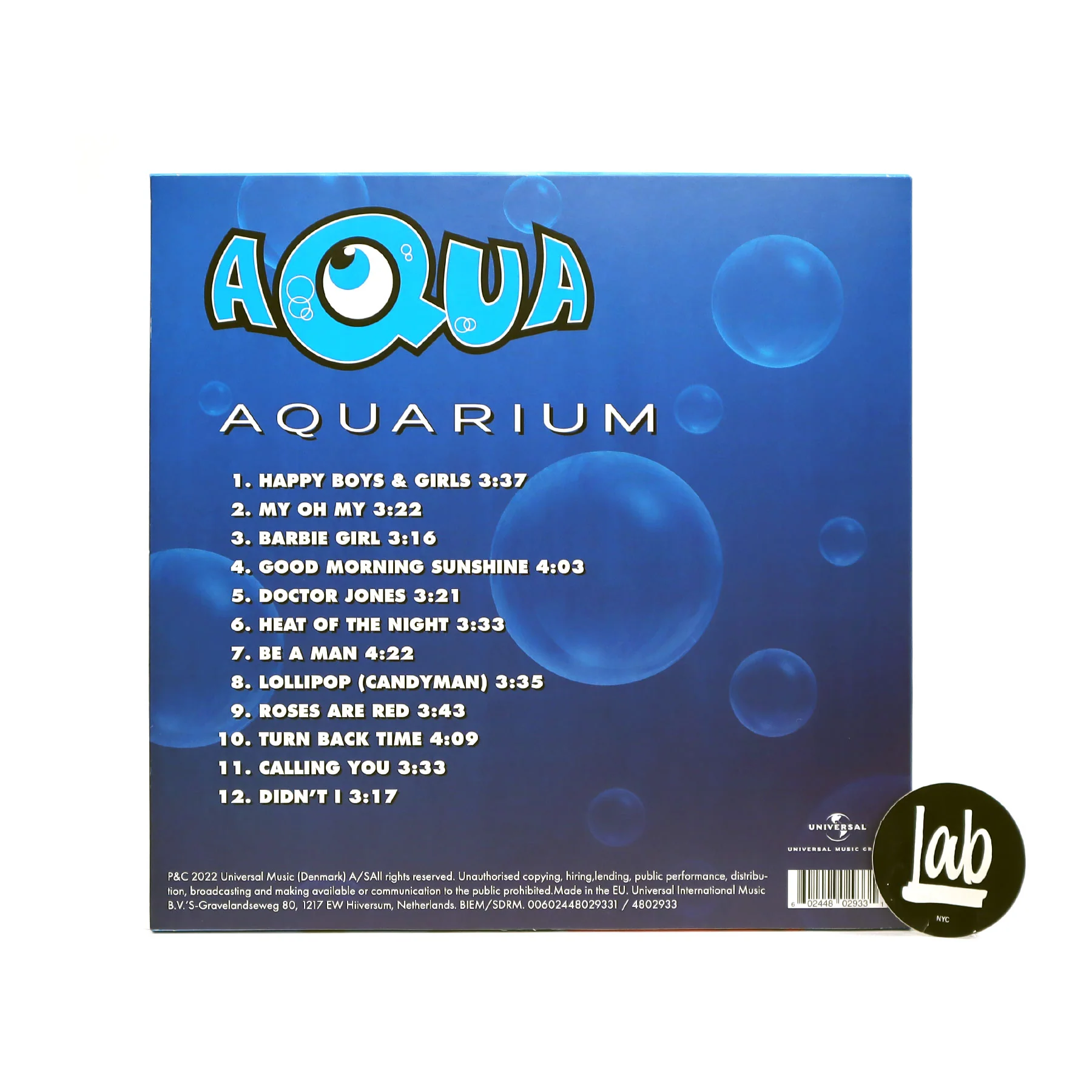 Aqua: Aquarium (Barbie Girl, 180g) Vinyl LP - Image 3