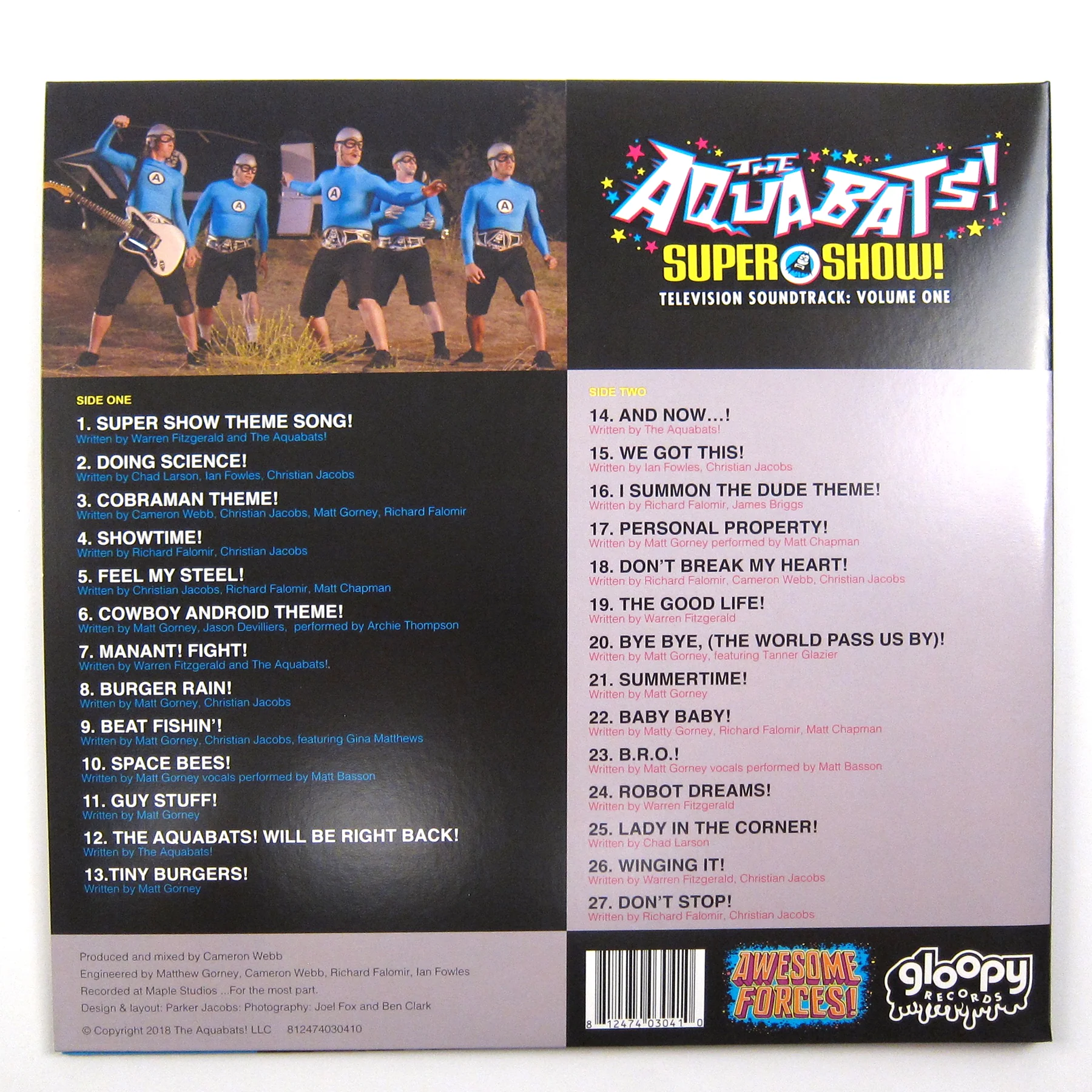 Aquabats: Supershow Soundtrack Vol.1 (Silver Colored Vinyl) Vinyl LP - Image 3