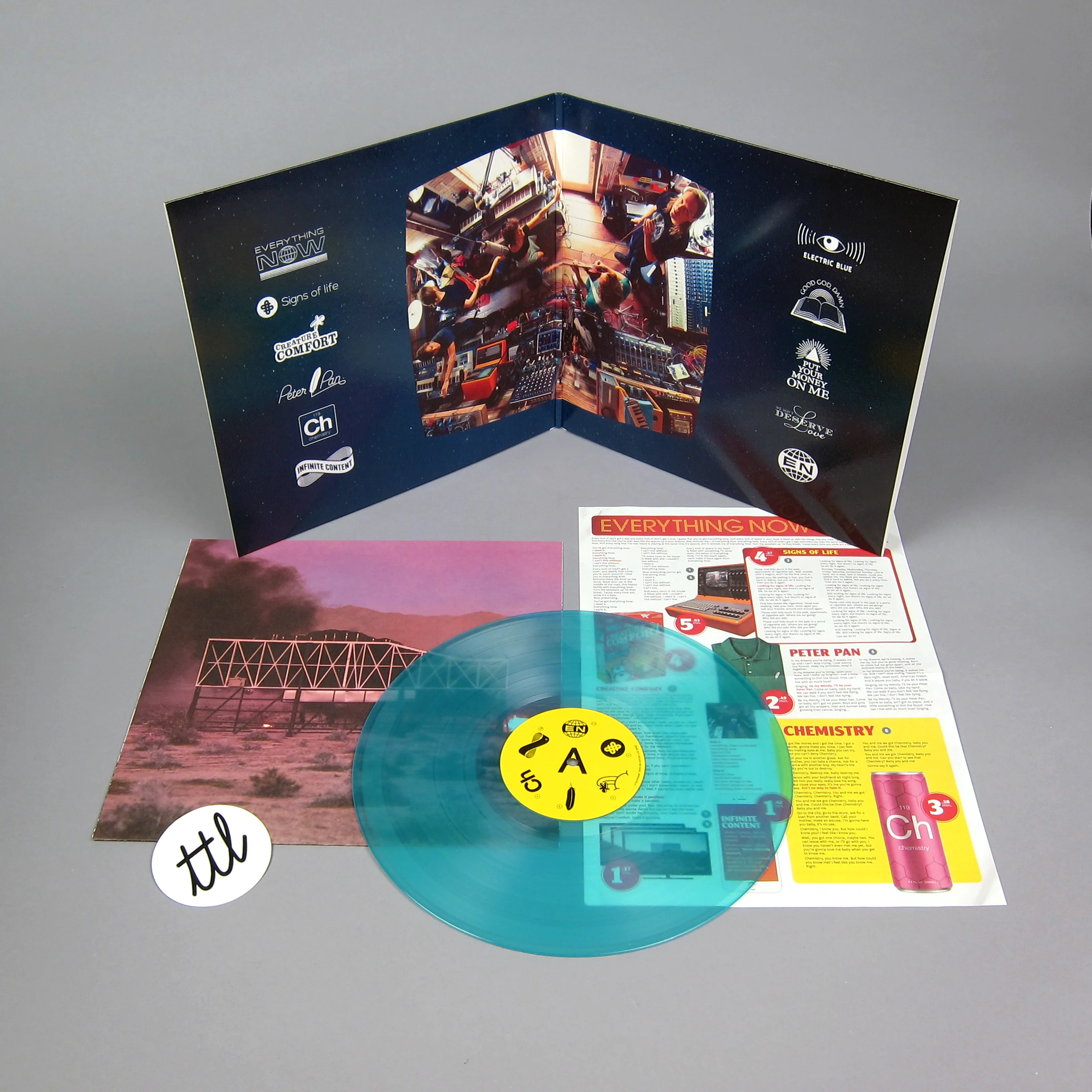 Arcade Fire: Everything Now (Indie Exclusive Colored Vinyl Night Version) Vinyl LP - Image 2