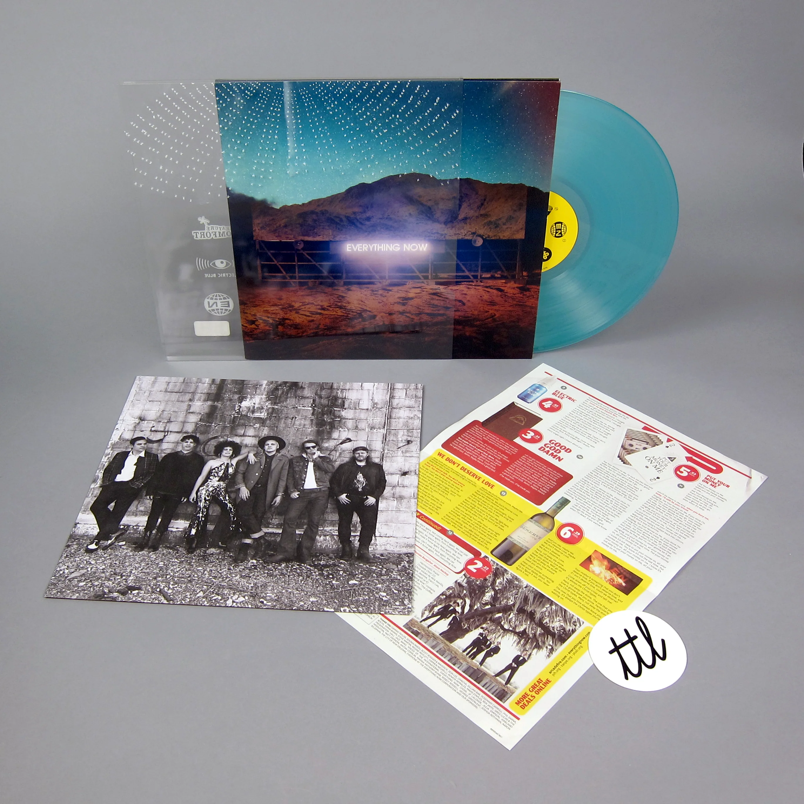 Arcade Fire: Everything Now (Indie Exclusive Colored Vinyl Night Version) Vinyl LP - Image 3
