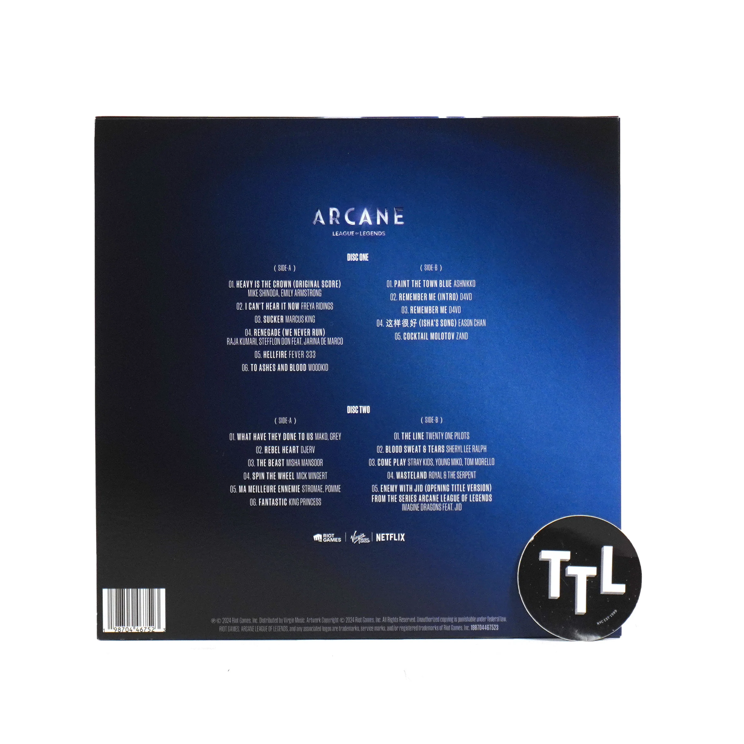 Arcane League Of Legends: Season Two Soundtrack (180g) Vinyl 2LP - Image 3